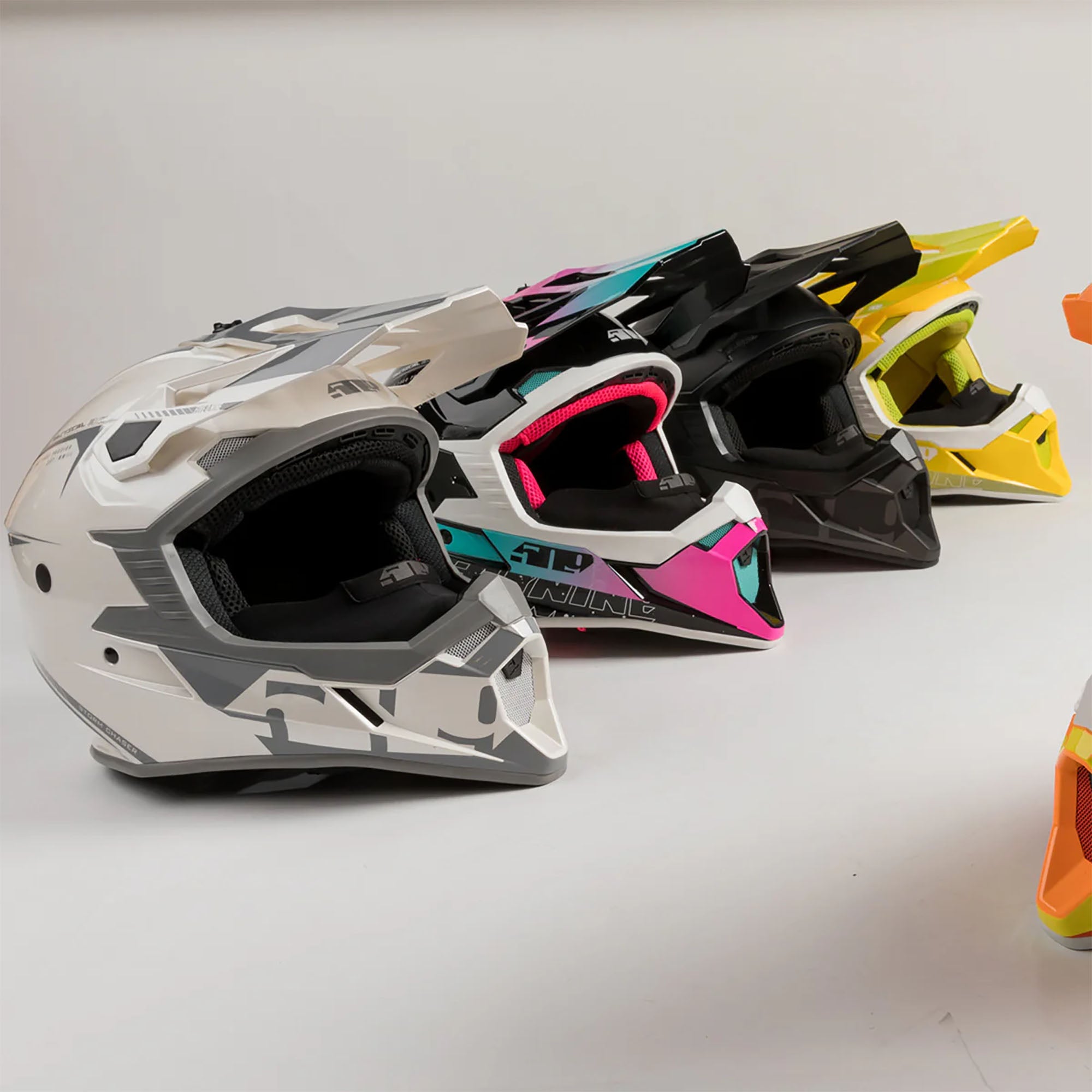 509 Tactical 3.0 MTN Snowmobile Helmet Stormchaser White