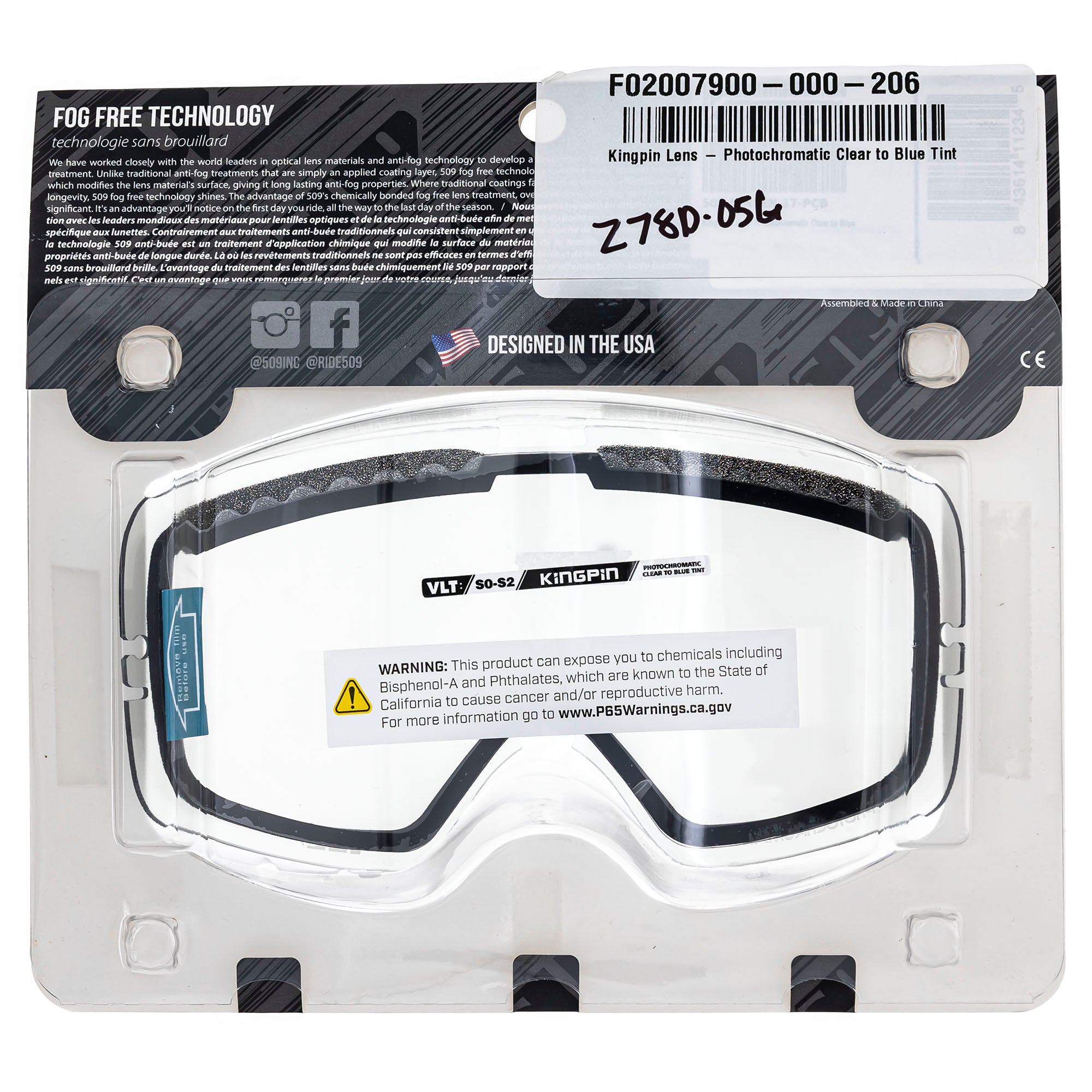 Genuine OEM 509 Kingpin Lens