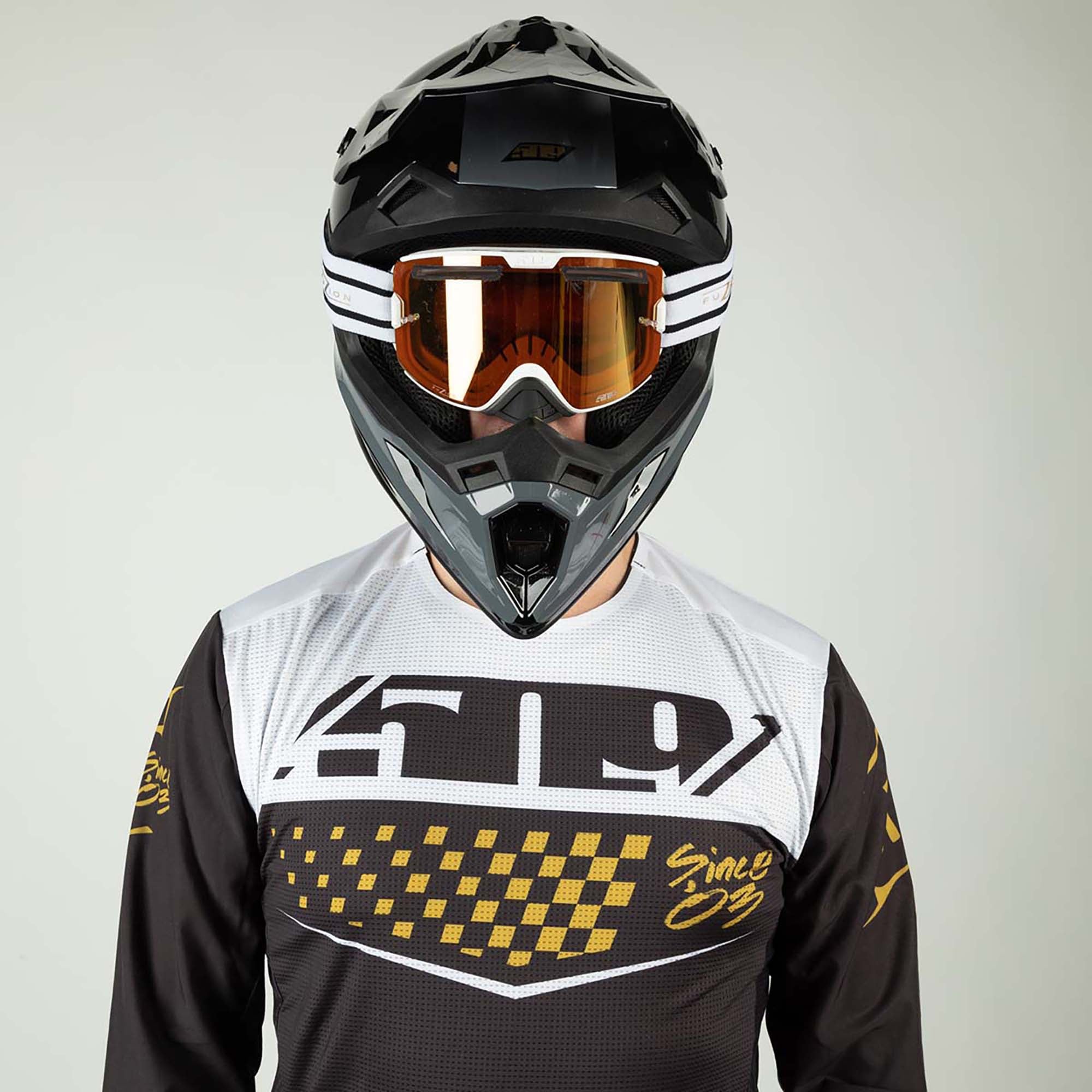 509 F02013200-000-802 Kingpin Fuzion Flow Goggle Filtered Anti-Fog Anti-Scratch Quick