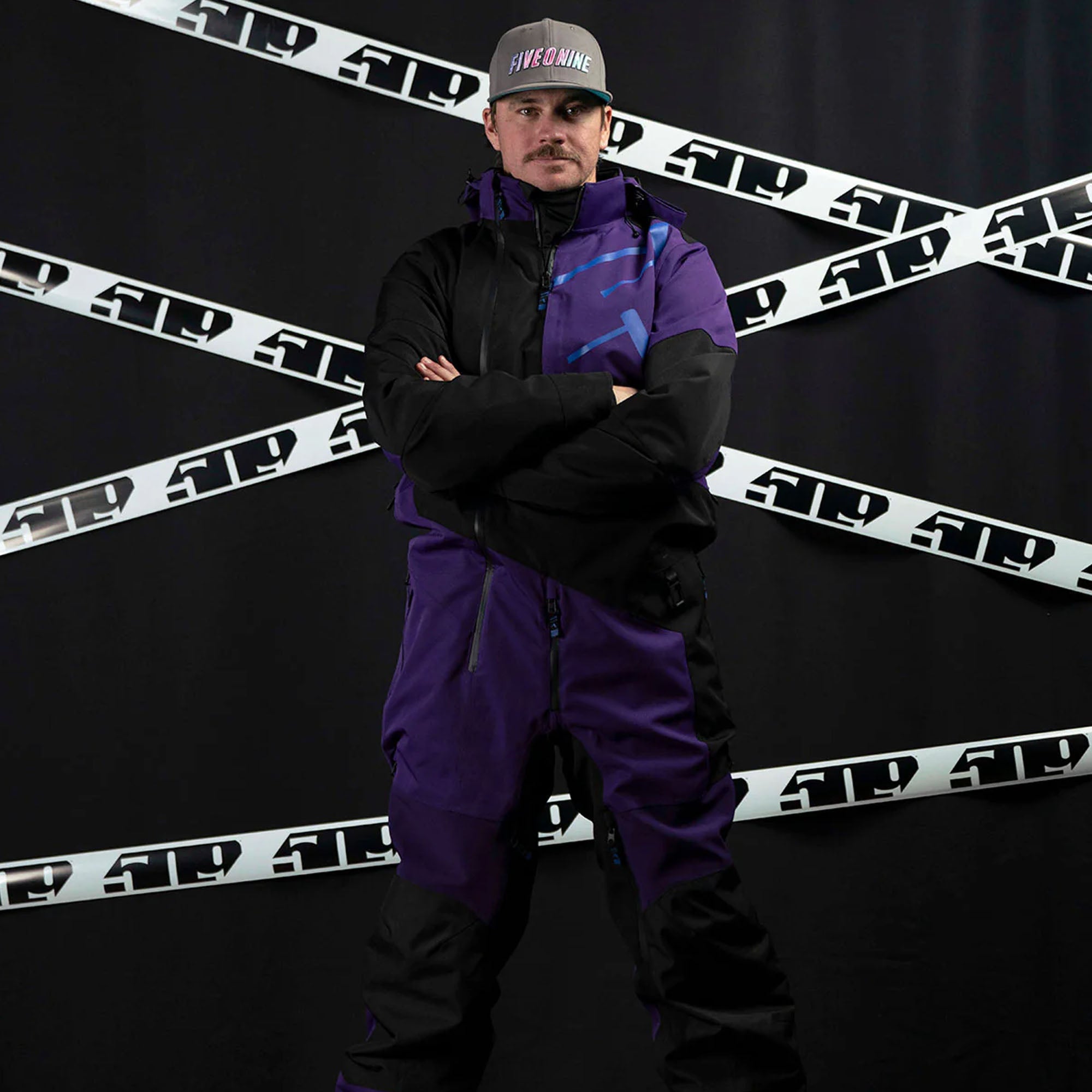 虚*子様 稀少【2500着限定】 トリプルコラボ　BK2 SUIT 509 Allied Insulated Snowmobile Monosuit Purple
