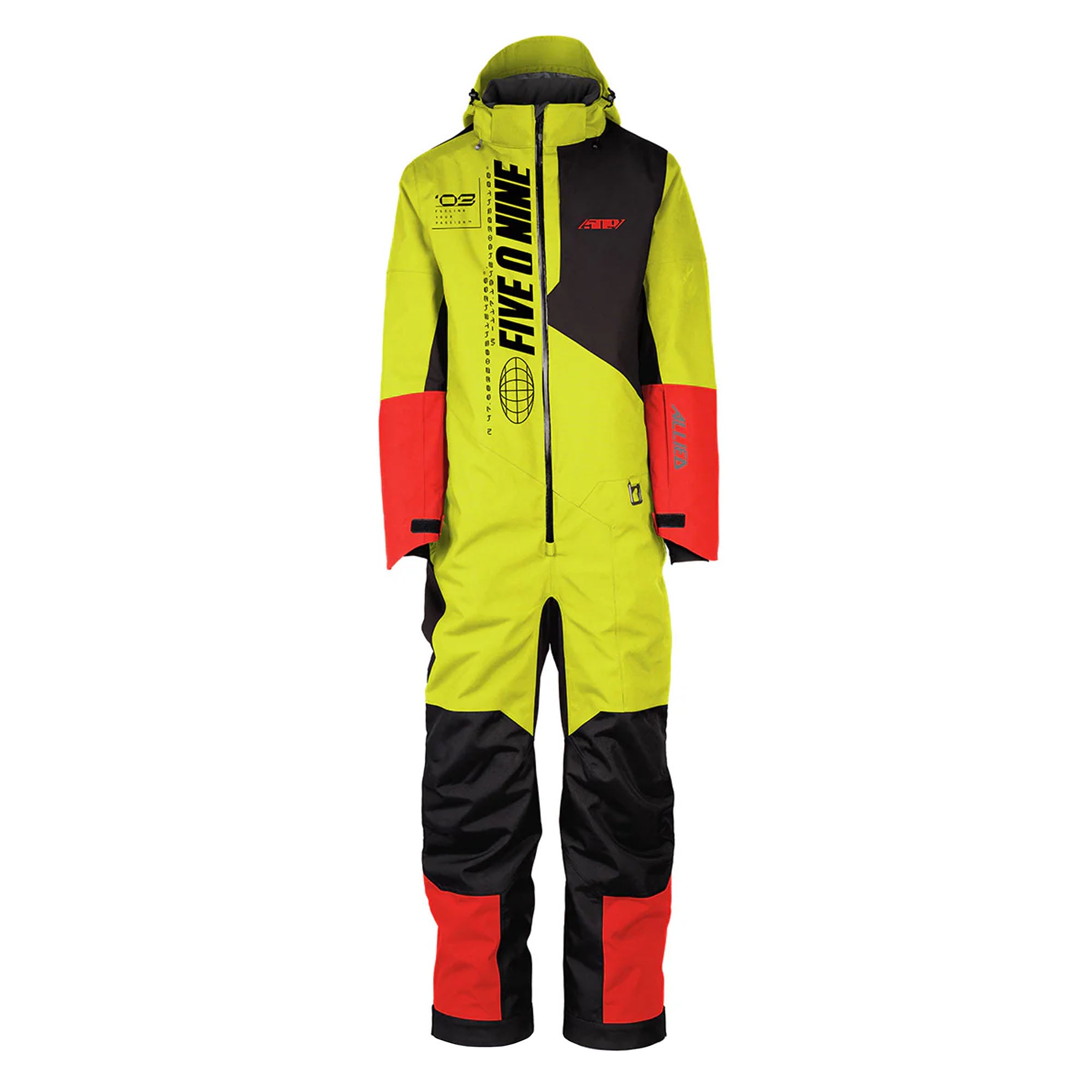 509 Allied 2.0 Insulated Monosuit Red-Vis Unisex-Adult