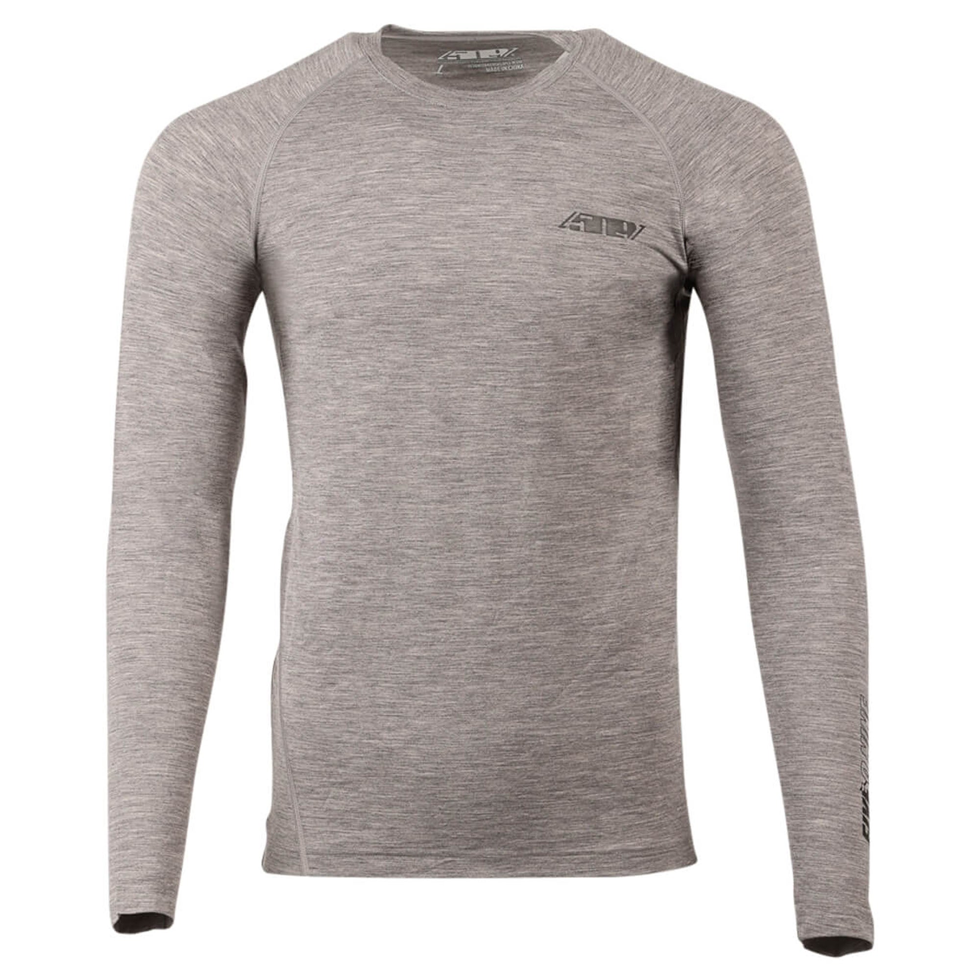 509 FZN Merino 180 Crew Shirt Dark Grey Mens
