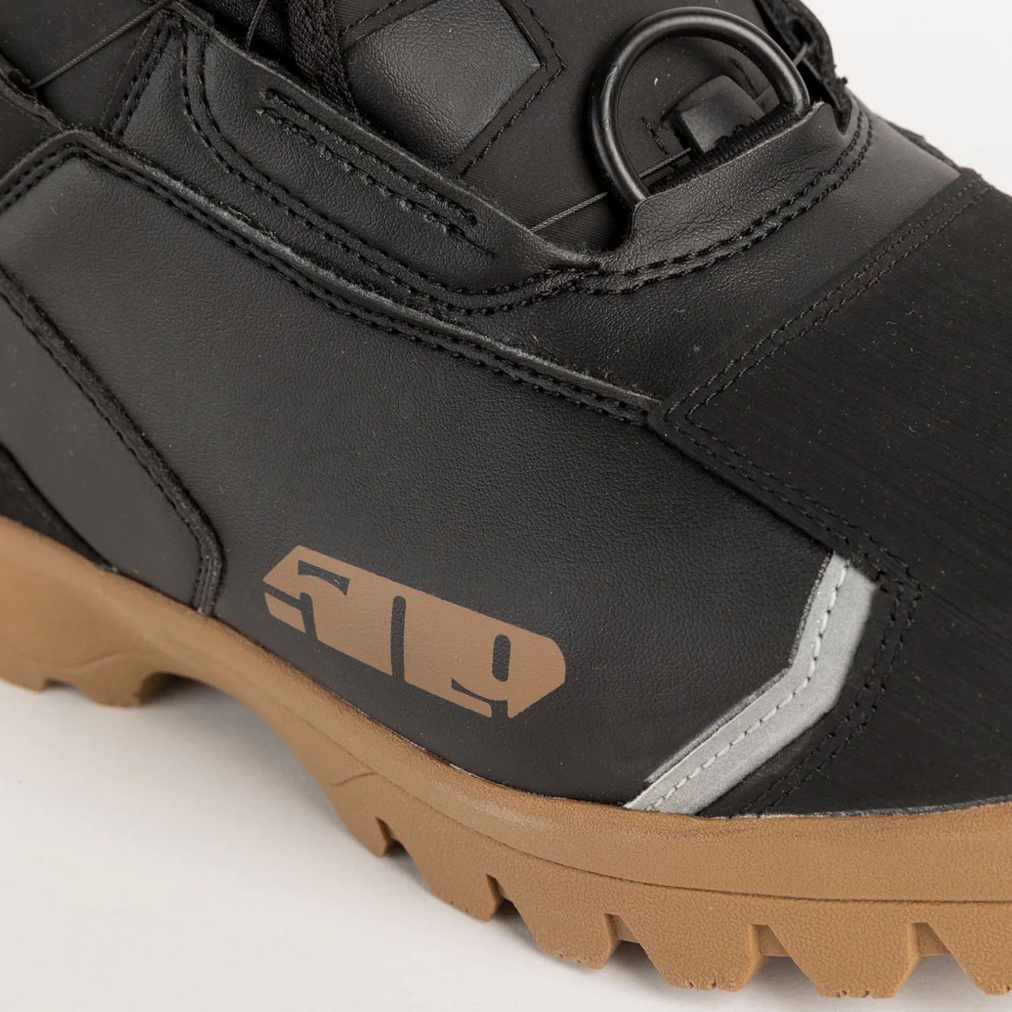 509 Saber Single Boa Snowmobile Boots Black Gum