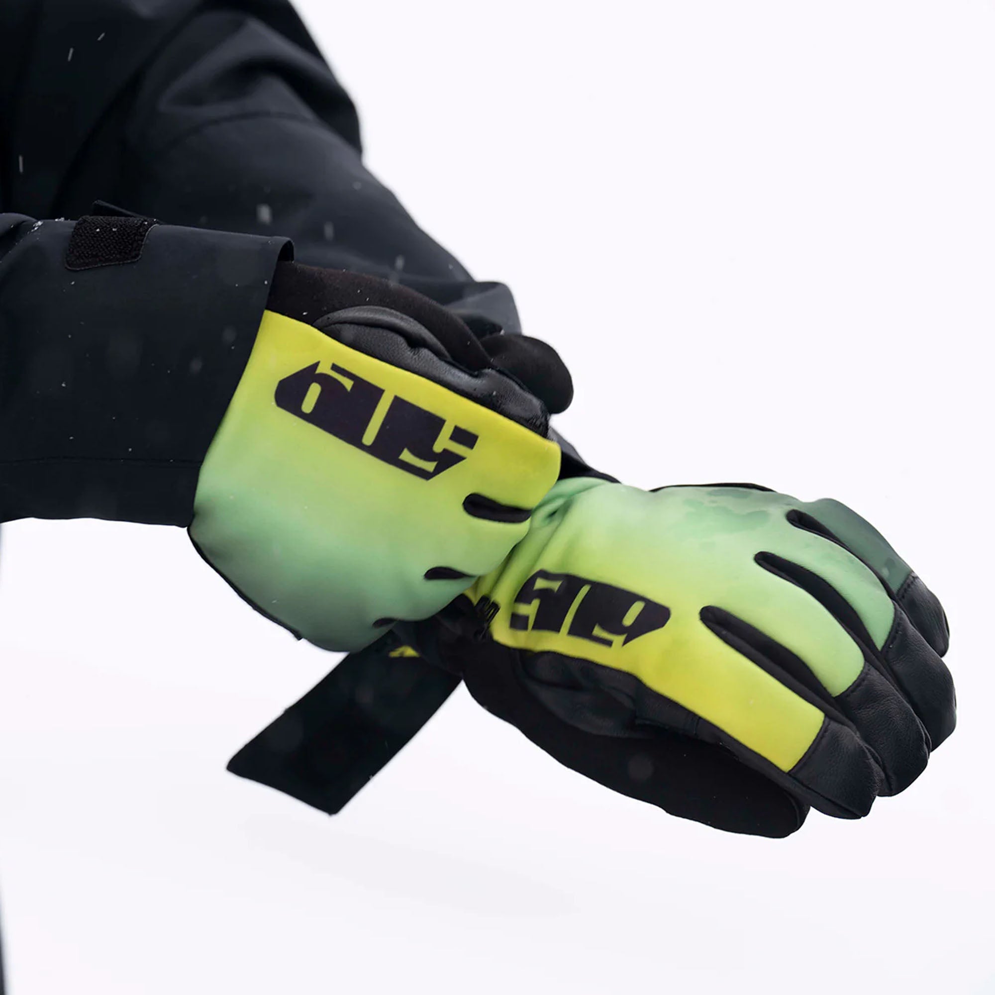 509 Freeride Standard Snowmobile Gloves Lemon Pop Yellow