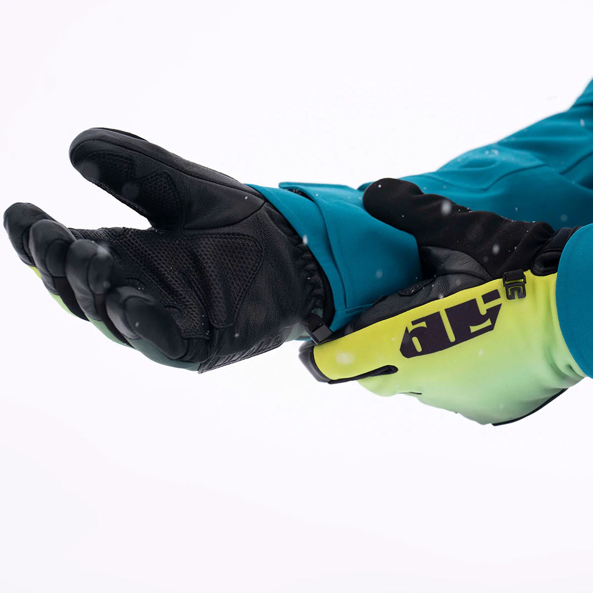 509 Freeride Standard Snowmobile Gloves Lemon Pop Yellow