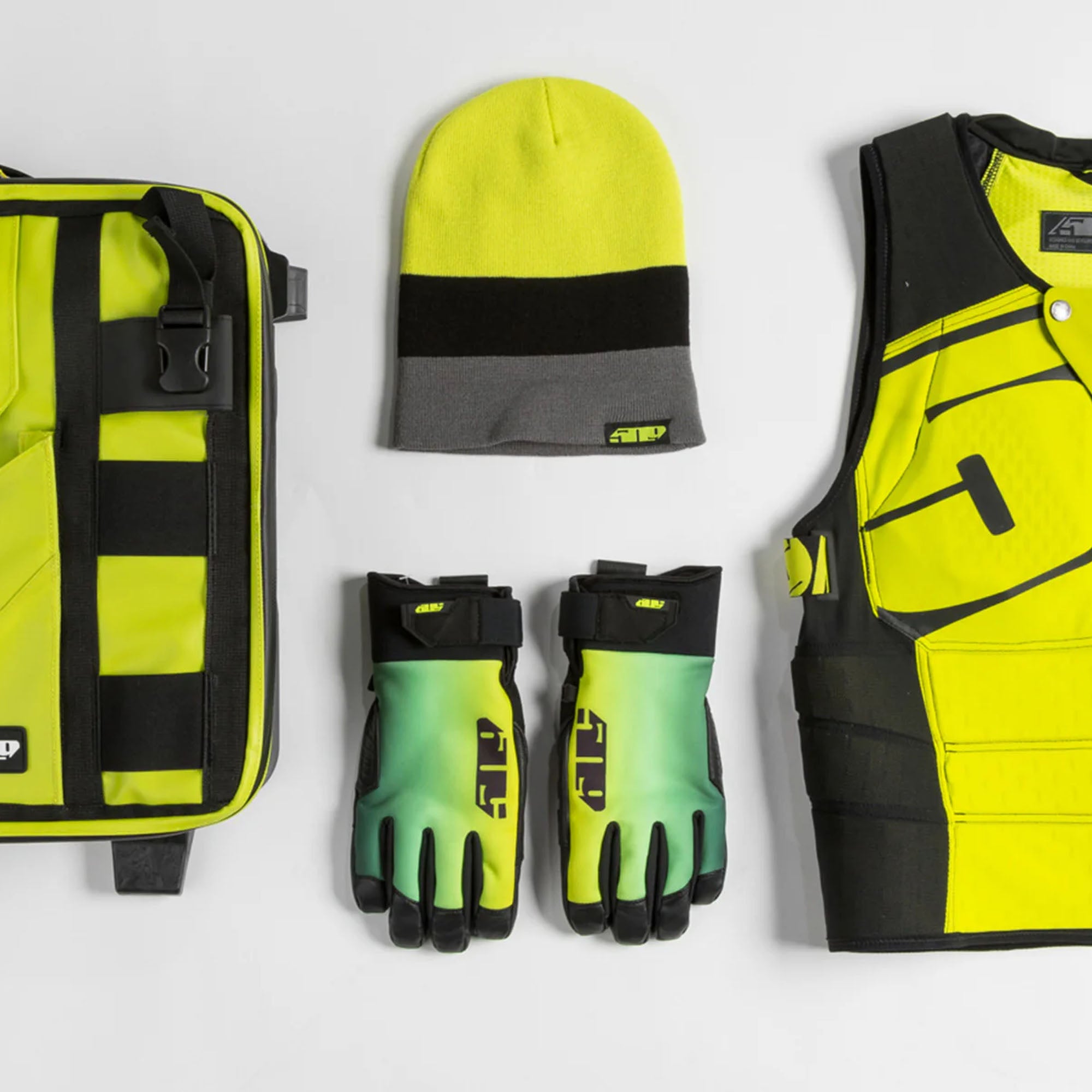 509 Freeride Standard Snowmobile Gloves Lemon Pop Yellow