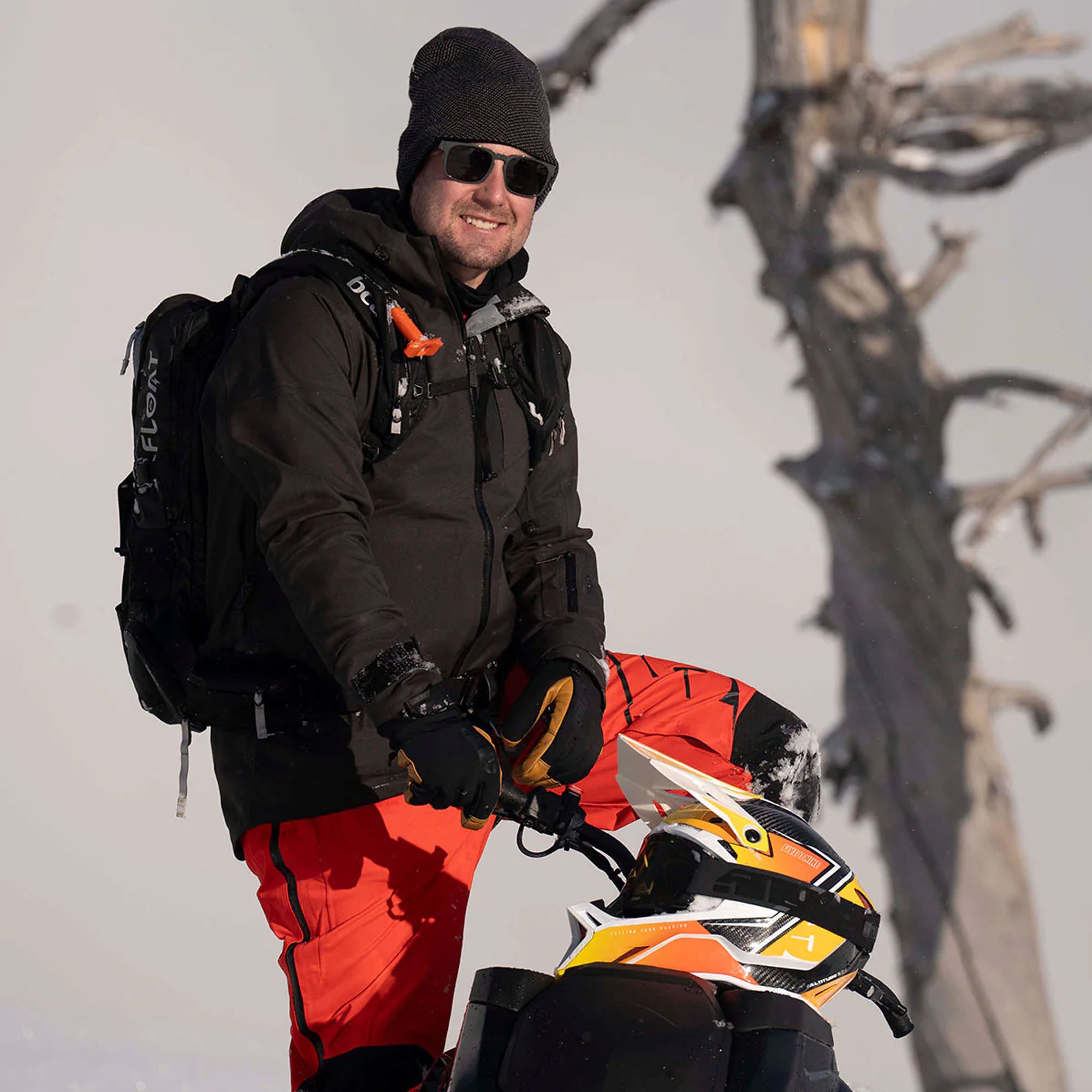 509 Freeride Standard Snowmobile Gloves Buckhorn Black Brown