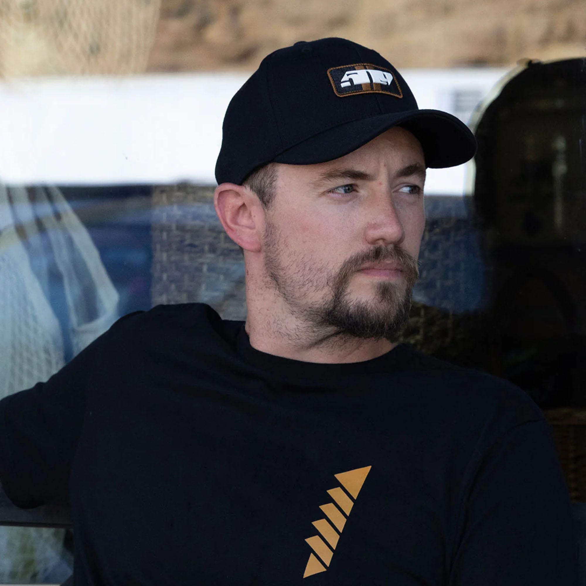 509 Spirit Curved Brim Snapback Hat Black