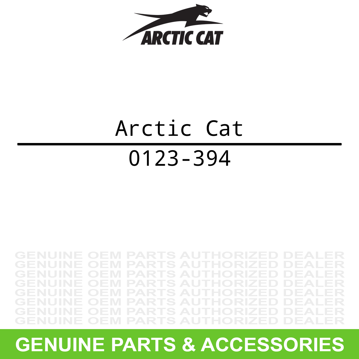 Arctic Cat 0123-394 Cable Clip Cat Arctic 1000 120 141in 144in 151in