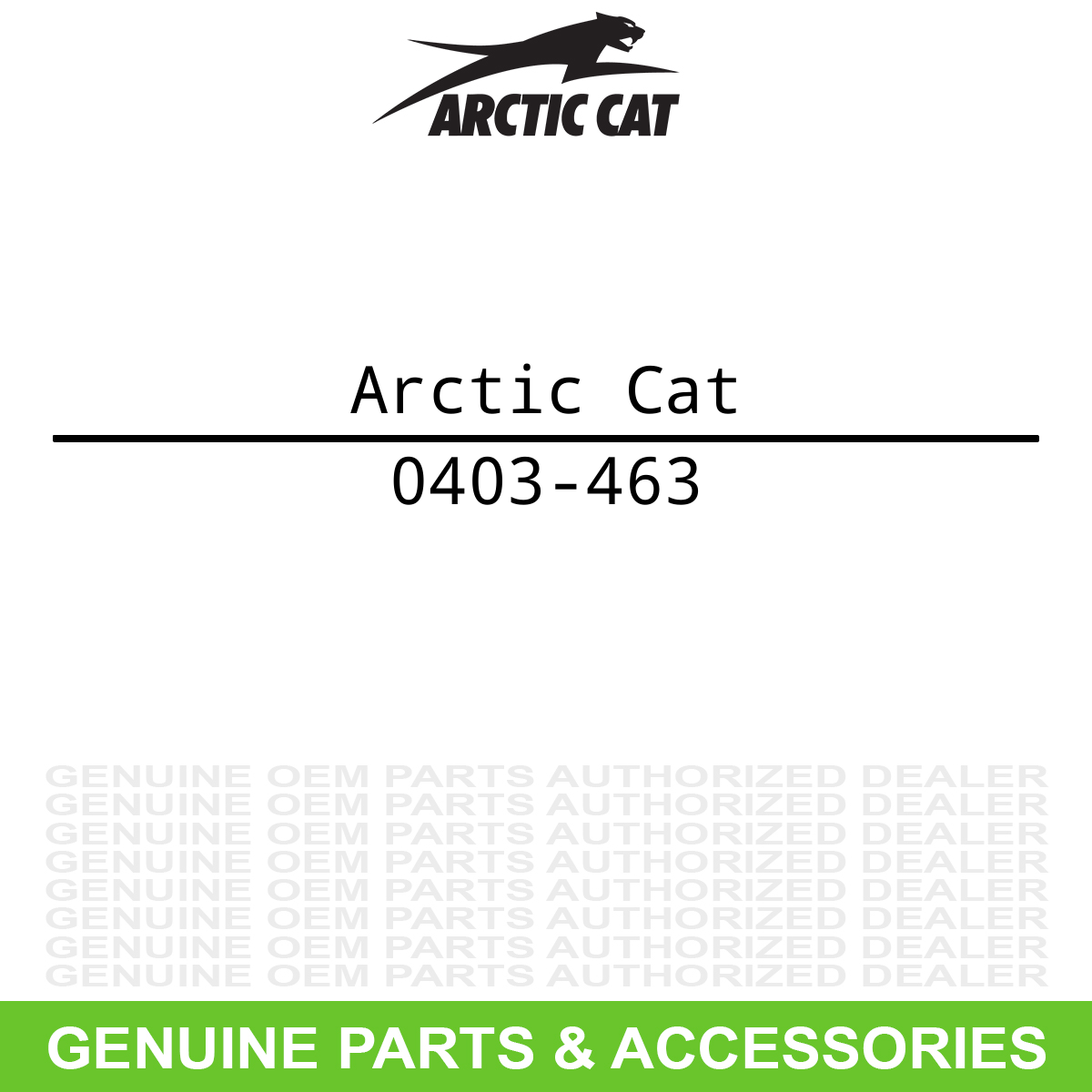 Arctic Cat 0403-463 Double Bonded Bushing