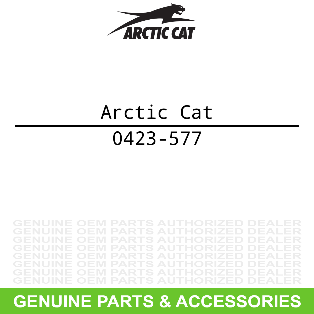 Arctic Cat 0423-577 Clip Cat 120 129in 137in 200 3000