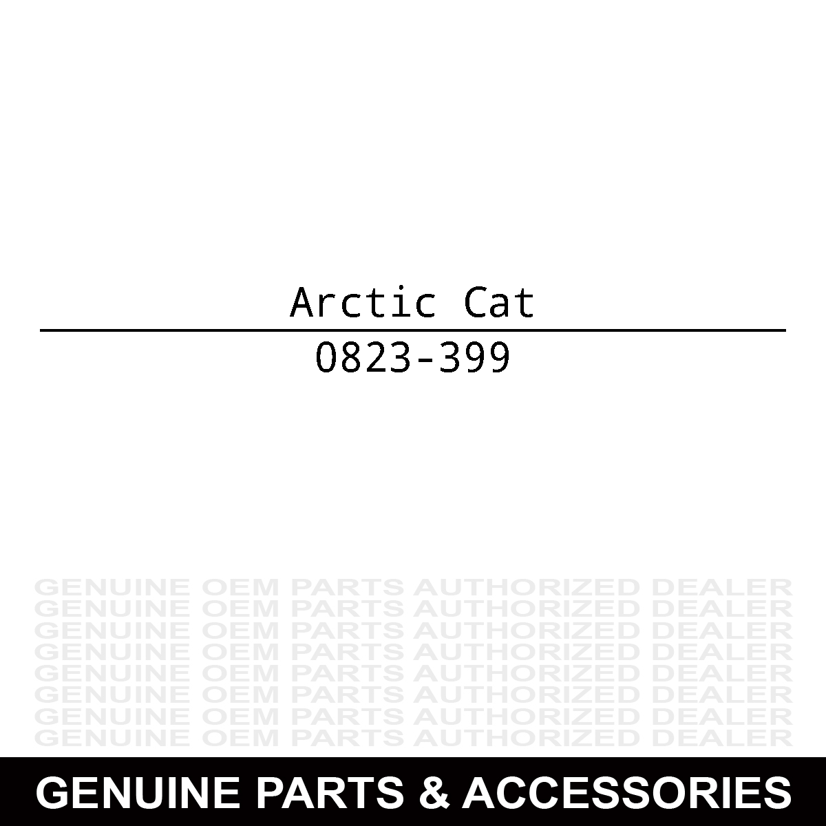 Arctic Cat 0823-399 Lock Nut Off Cat 1.6 1000 129in 137in 2.0