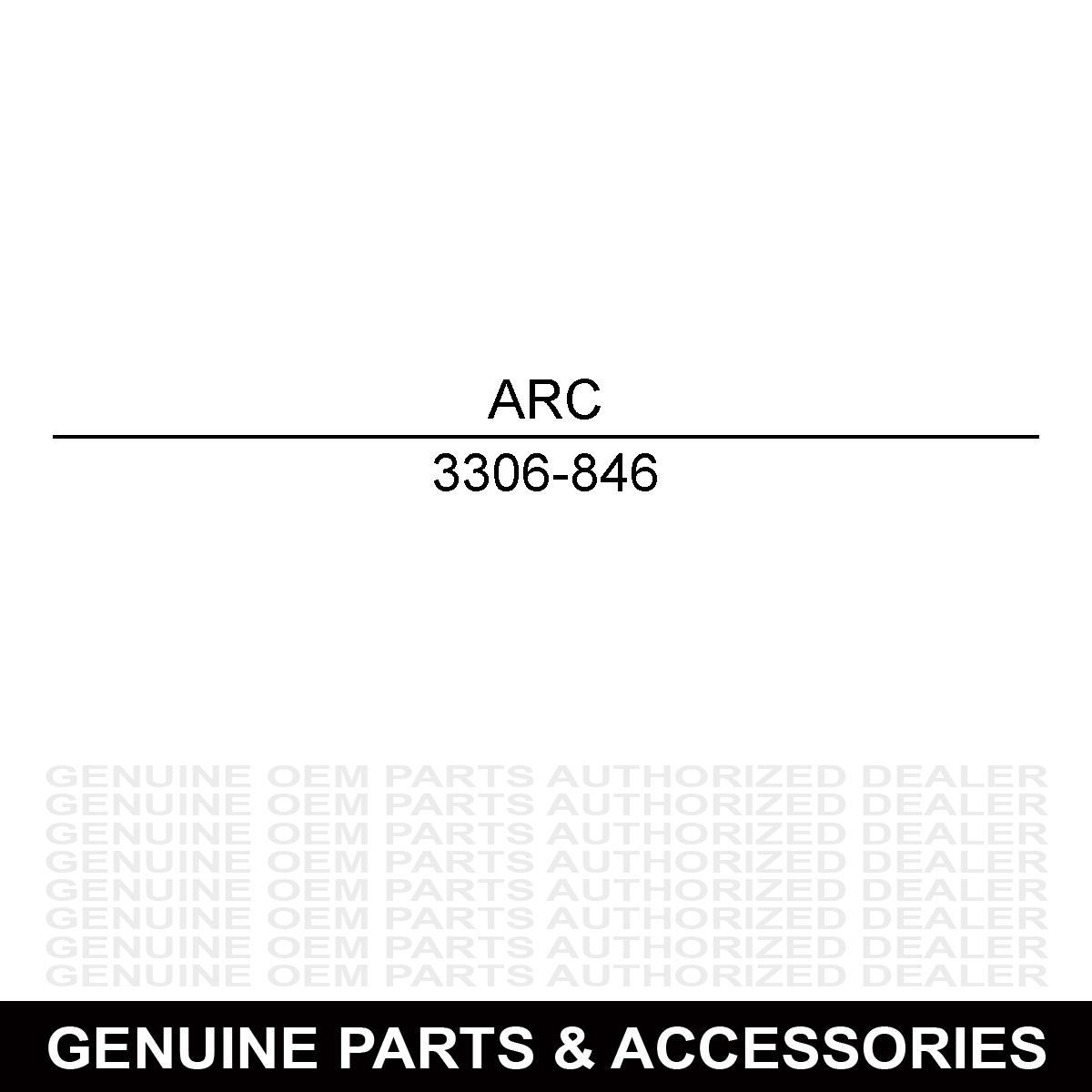 Arctic Cat 3306-846 Lower Driven Gear 500 2014-2022