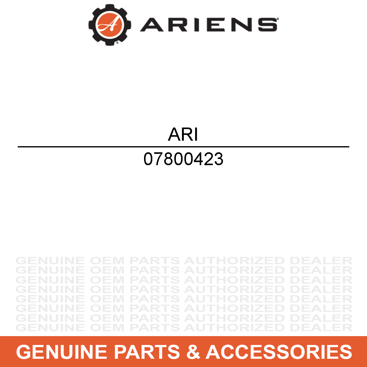 Ariens 07800423 Decal SS21EC SS21E SS21 S18E Path-Pro