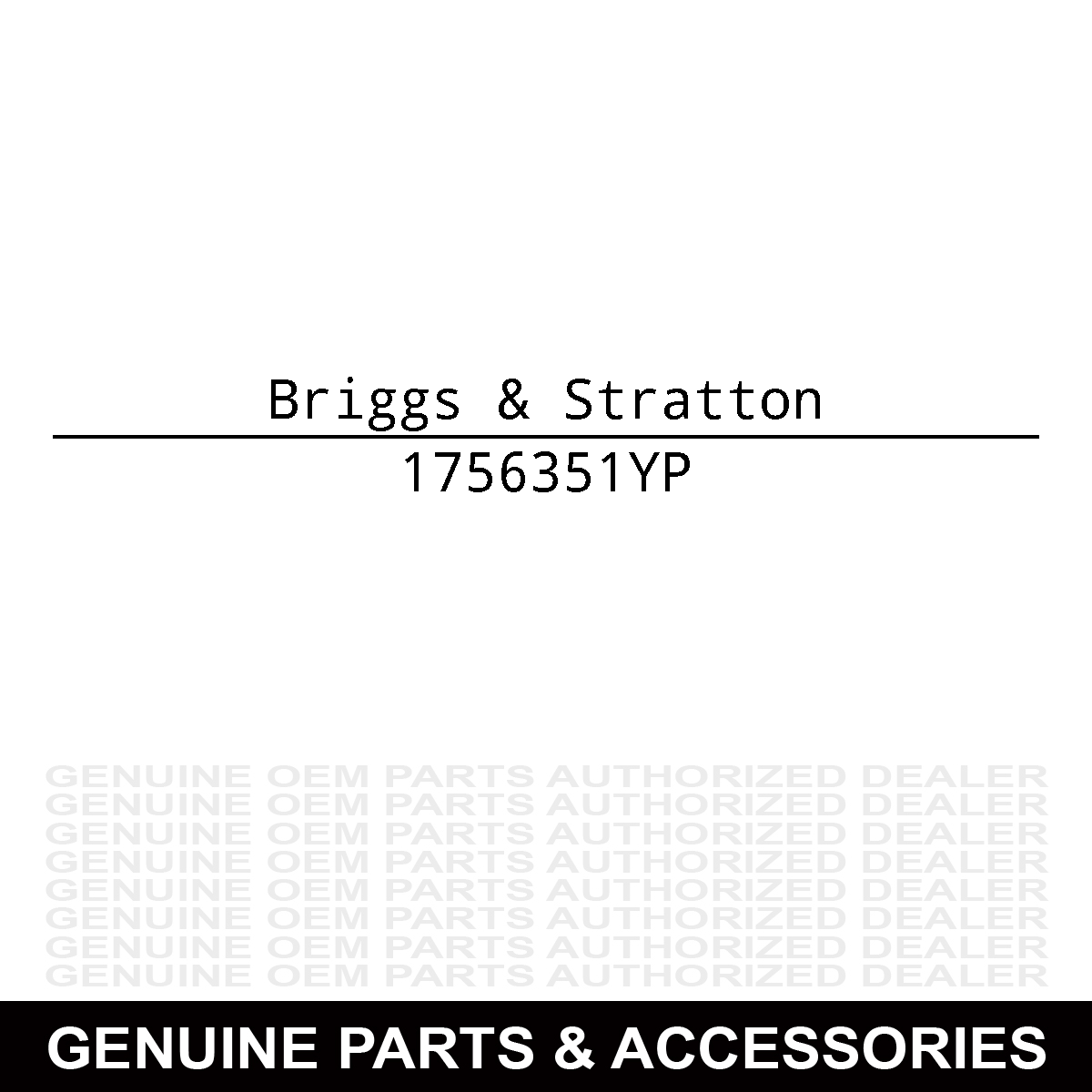 Briggs & Stratton 1756351YP 52" FAB Mulch Blade