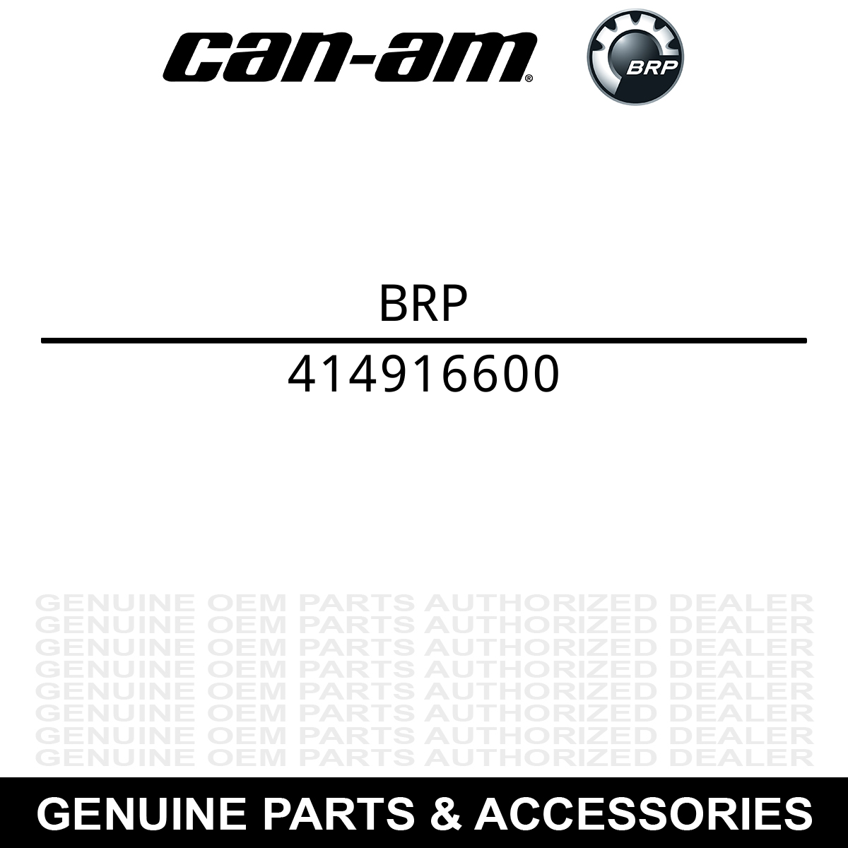 BRP 414916600 Nylon Cap Spyder MXZ Mach Legend 1 1000 1200 300F 380