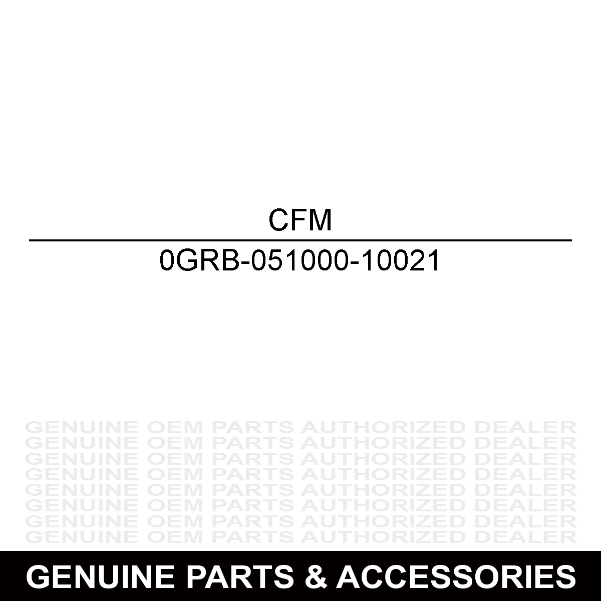 CFMoto 0GRB-051000-10021 Drive Clutch