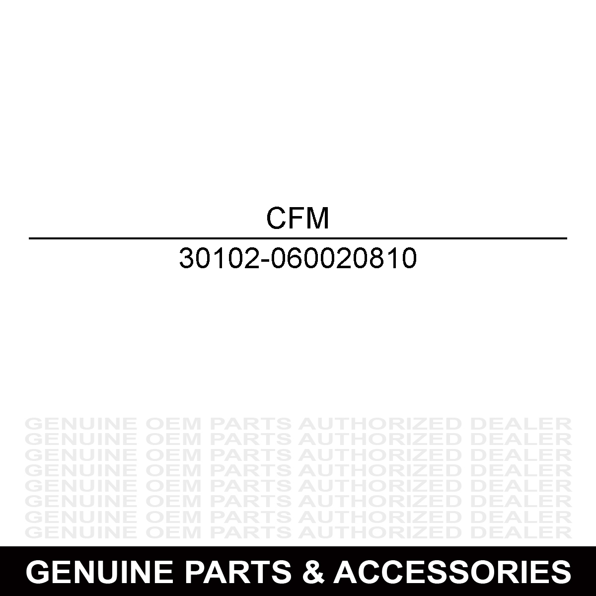 CFMoto 30102-060020810 ALLEN HEAD SCREW M6X20