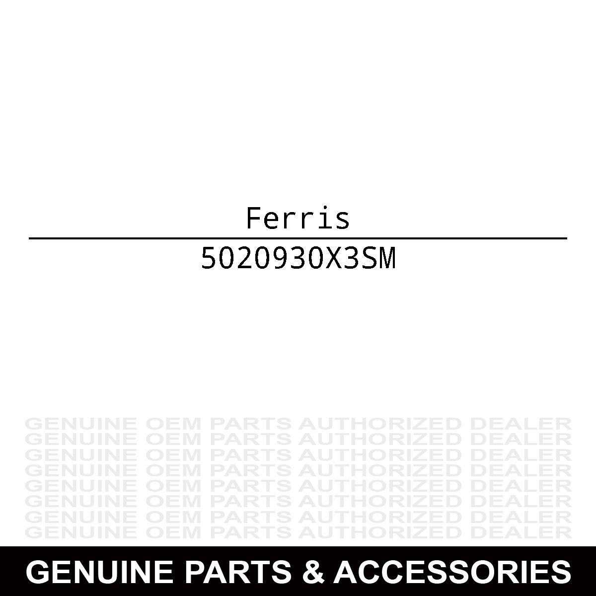 Ferris 5020930X3SM Seat Adjusters Set