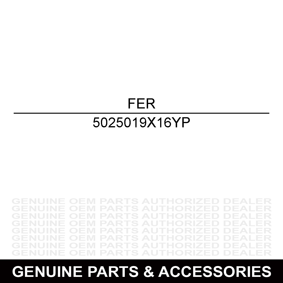 Ferris 5025019X16YP Bolt ISX800 ISX2200 IS2600Z 61 60 52 5025019X16