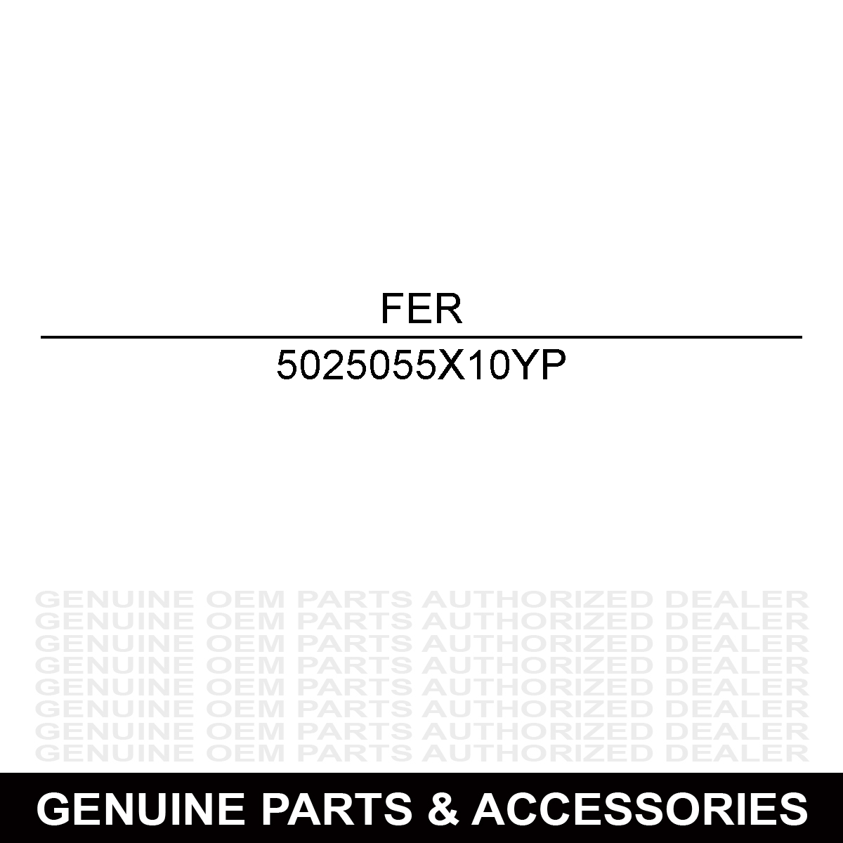 Ferris 5025055X10YP Bolt  S 25011-10 5025011X10