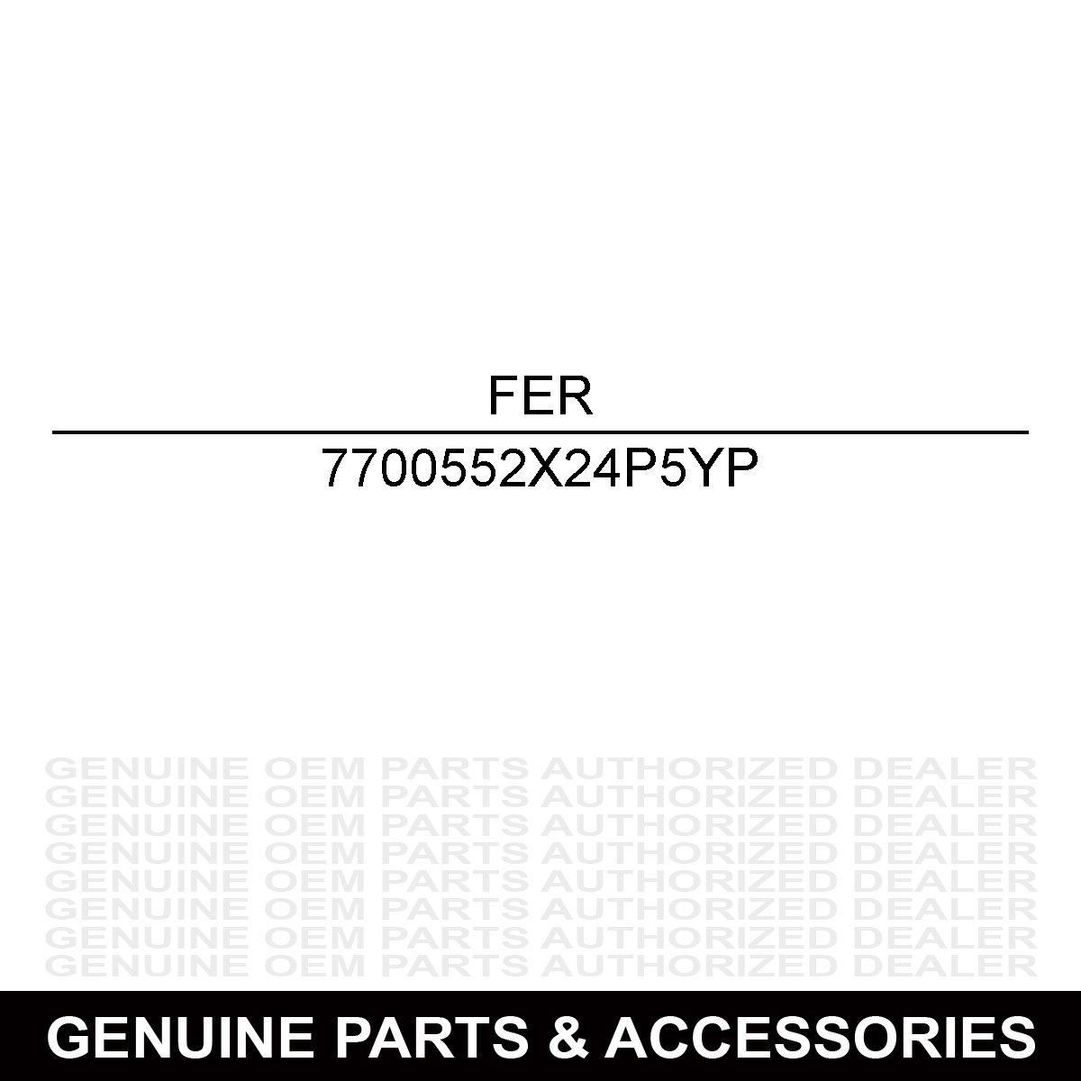 Ferris HOSE VAPOR 5MM ID 24.50 LG 7700552X24P5YP