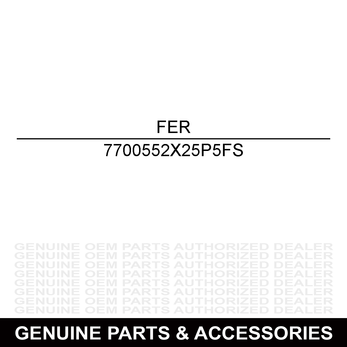 Ferris 7700552X25P5FS Hose ISX3300 IS3200Z 72 61 60 7700552X25P5
