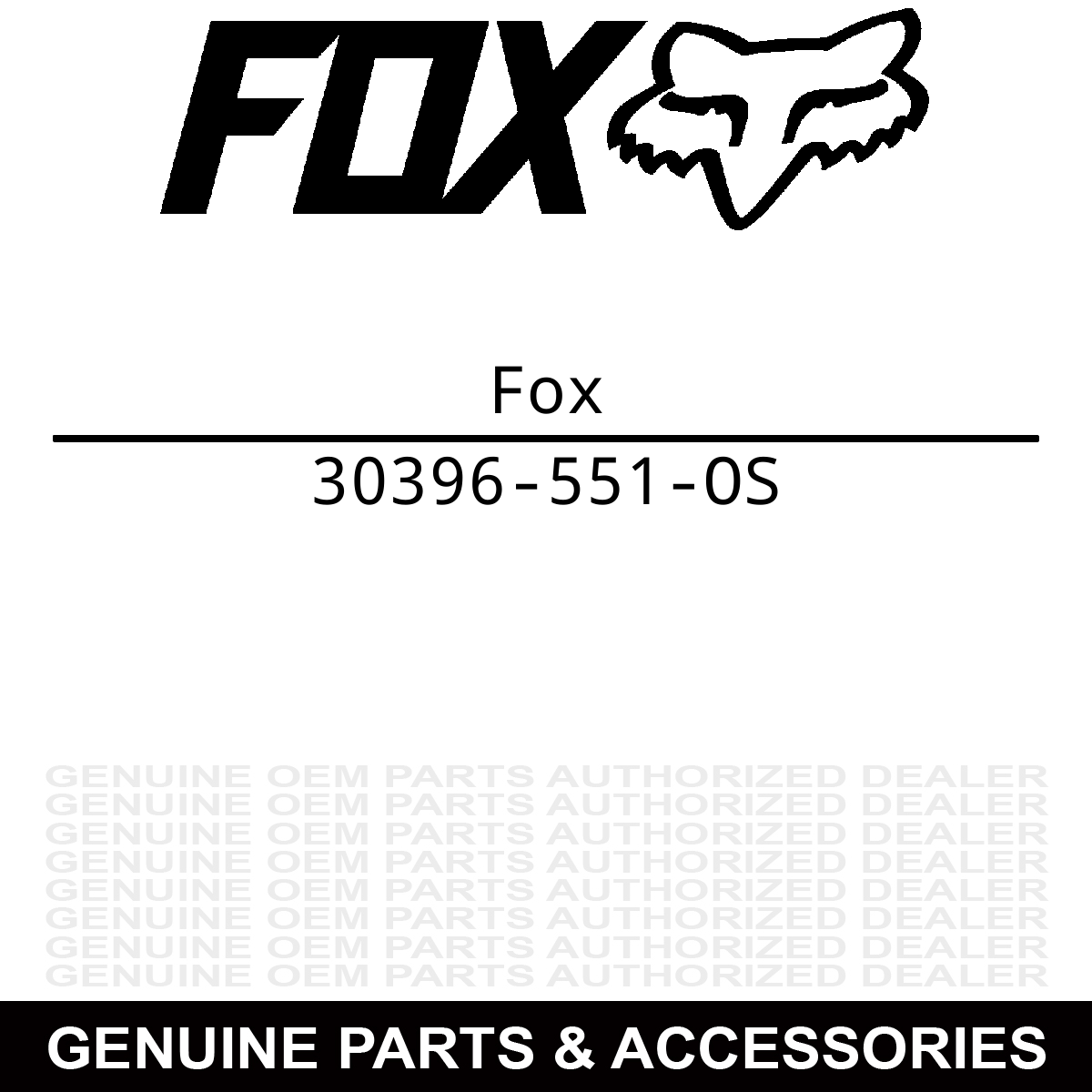 Fox Racing 30396-551-OS Motion Boot Right Cuff