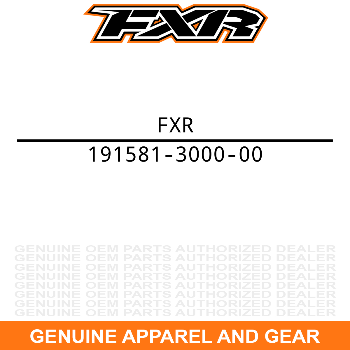 FXR 191581-3000-00 FXR Banner Roll