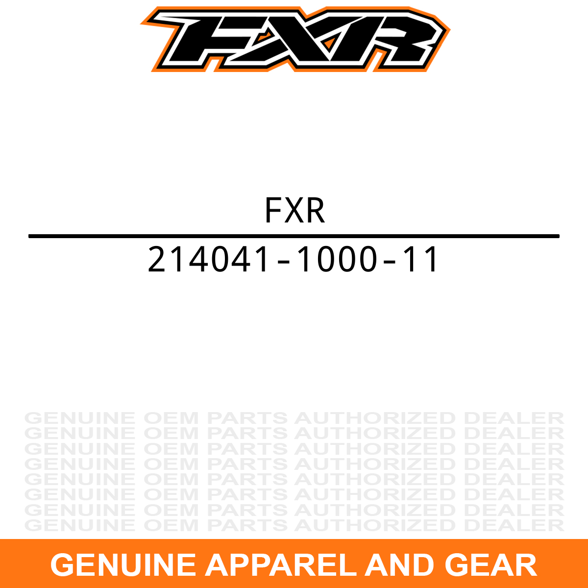 FXR 214041-1000-11 FXR Core 8mm Peg 21-Black-10" w/ Plate