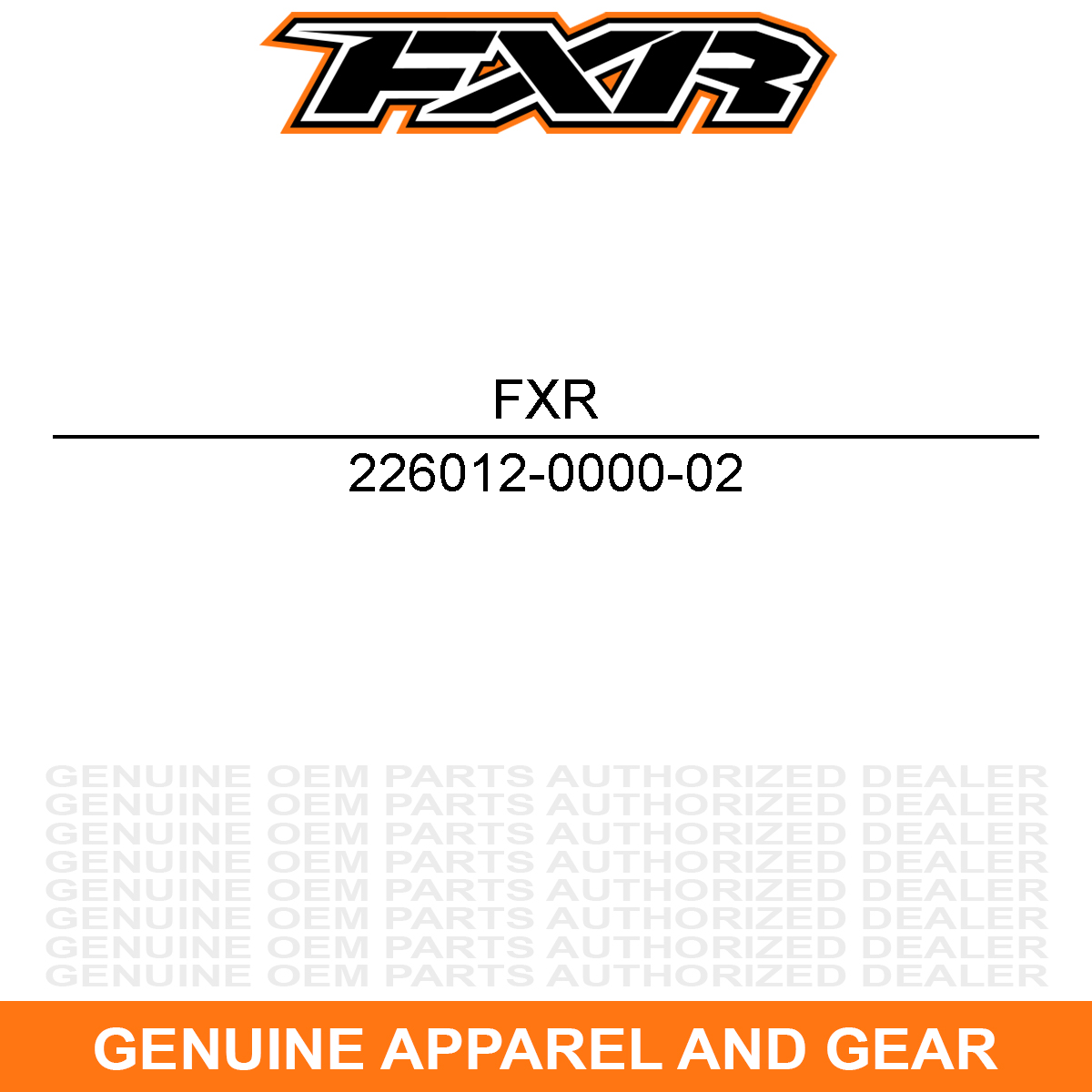 FXR 226012-0000-02 Factory Ride Roll-Off Mud Flap