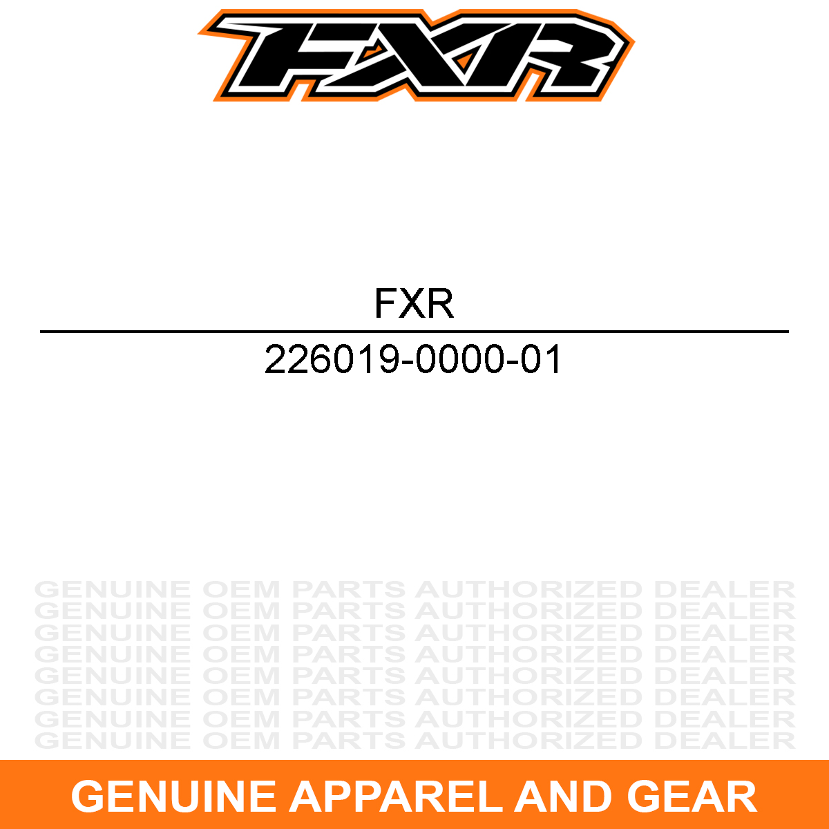 FXR 226019-0000-01 Factory Ride Roll-Off Mud Flap