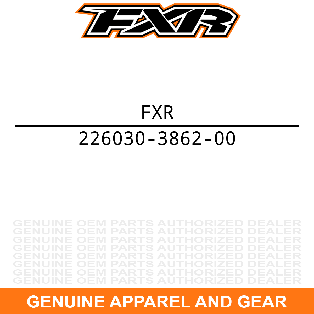FXR 226030-3862-00 Factory Ride MX Single Lens w/Posts