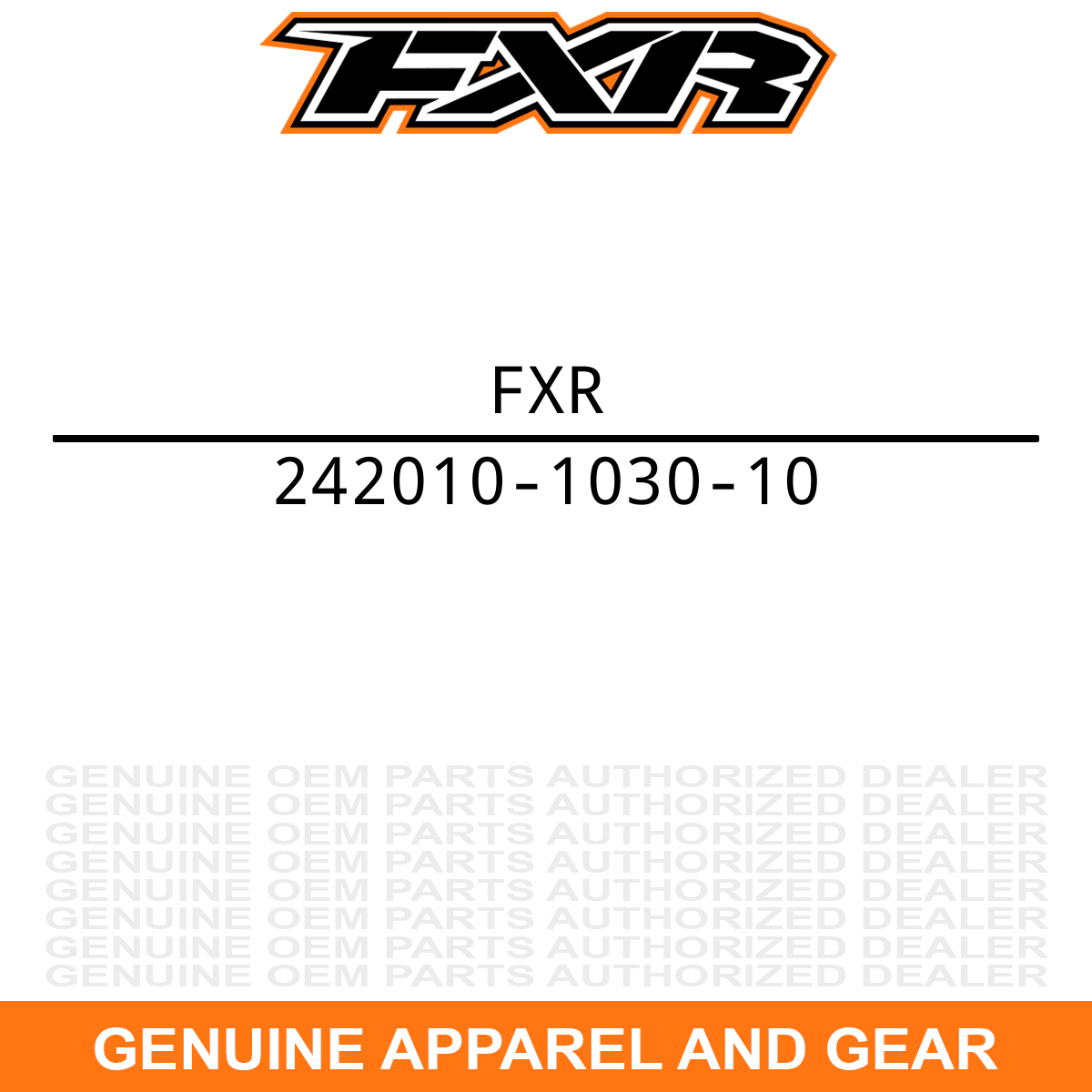 FXR  Men's Race Division Pit Shirt Durable Fabric Black Orange