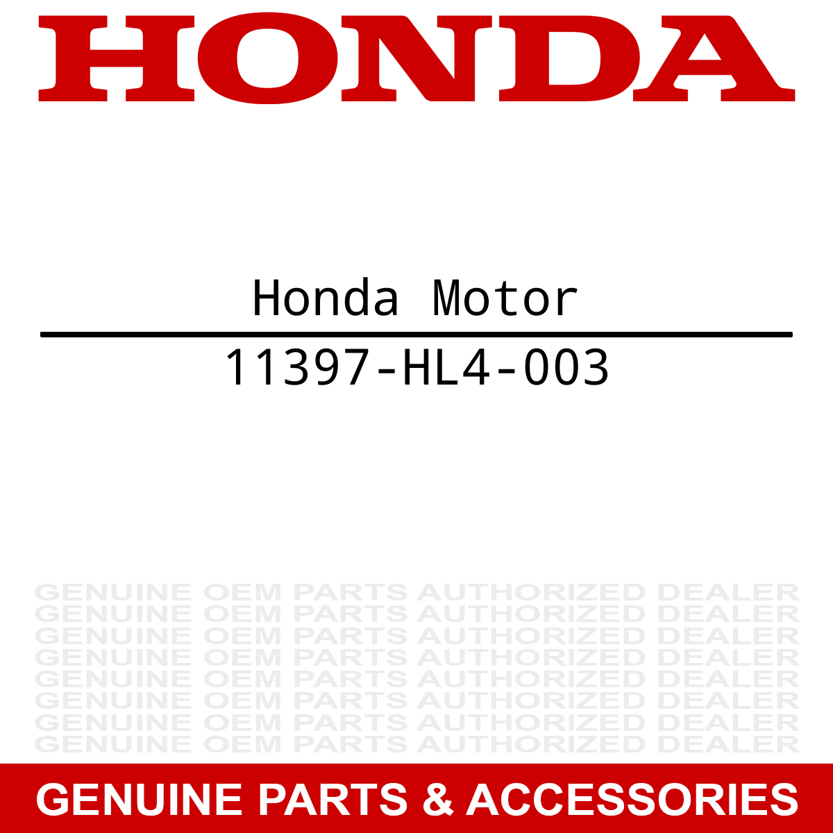 Honda 11397-HL4-003 Gasket Pioneer 1000 5