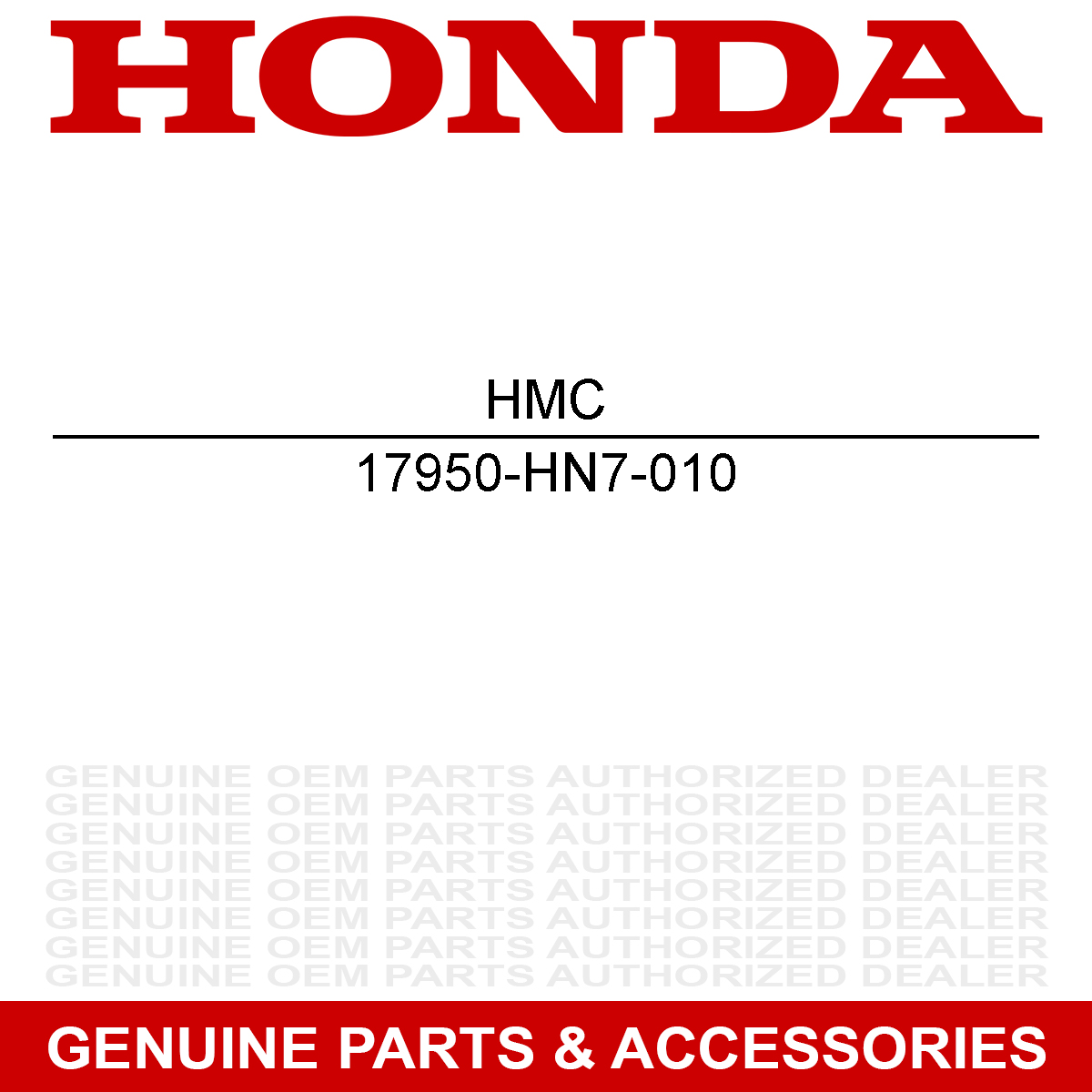 Honda 17950-HN7-010 Choke Cable Rancher GPScape FourTrax AT 400 17950-HN7-000
