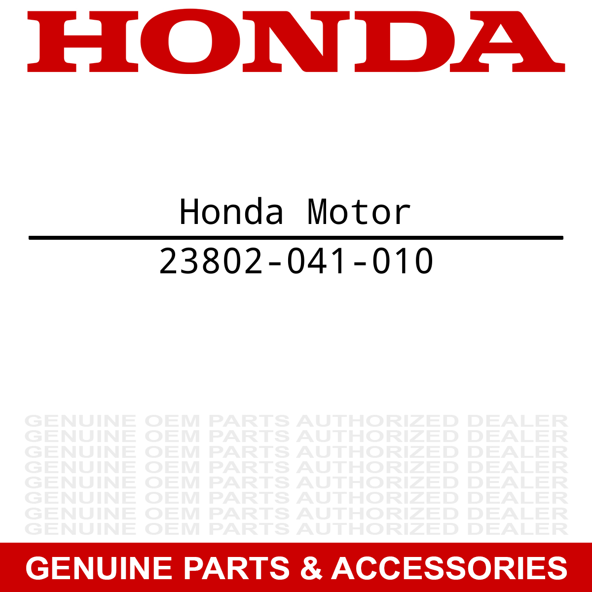 Honda 23802-041-010 Plate TRX90X Sportrax FourTrax ATC70 2X4 50 70 90 Edition