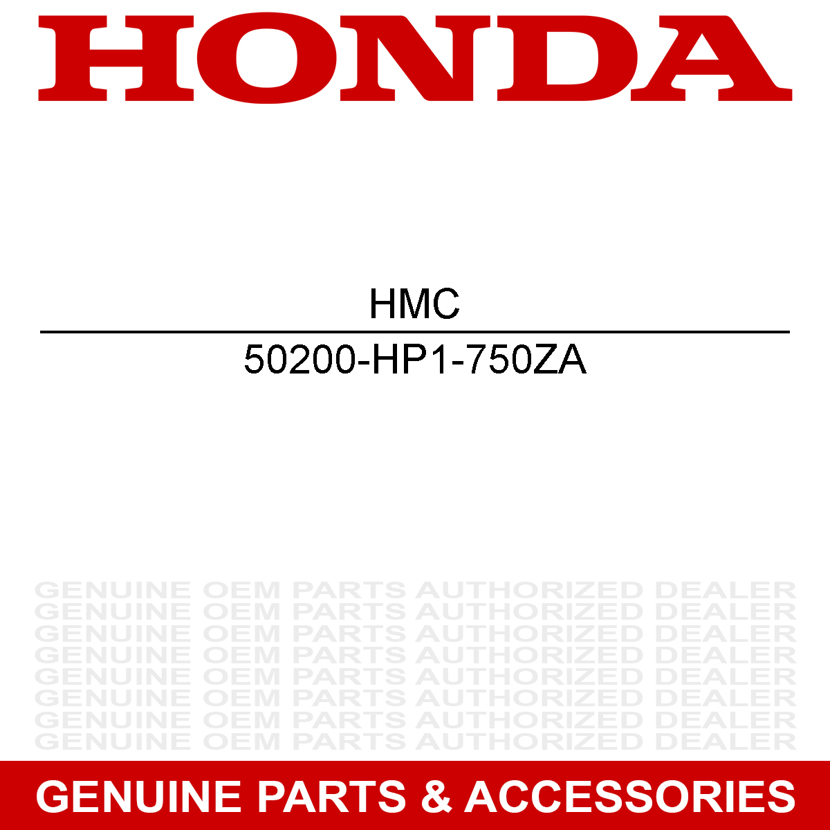 Honda 50200-HP1-750ZA Frame X4 TRX TR50 R 2 50200-HP1-000ZA 50200-HP1-010ZA