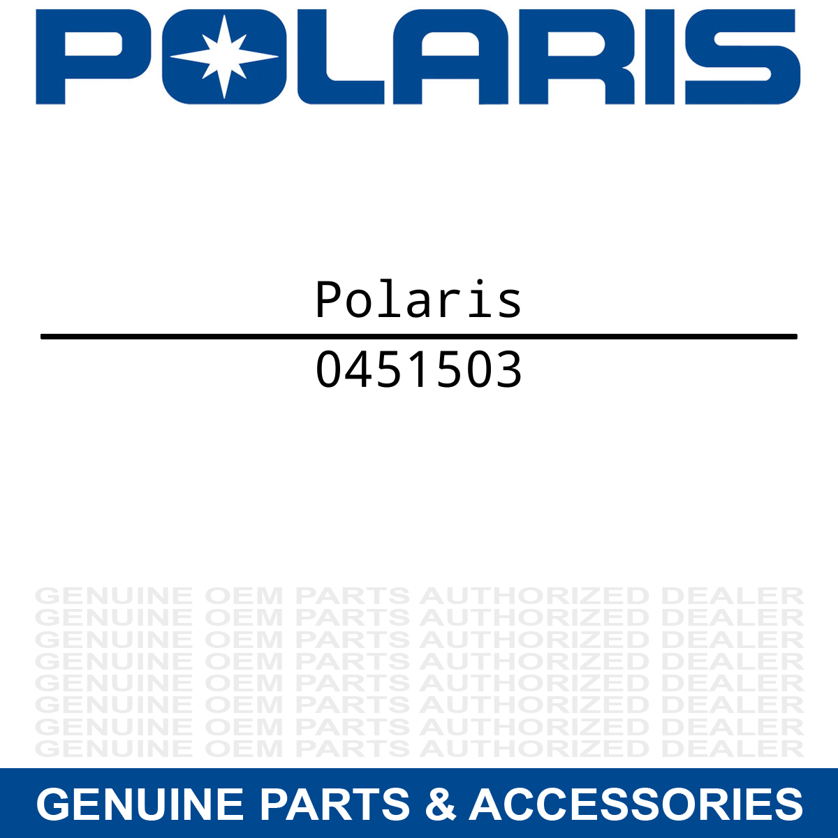 Polaris 0451503 Hardware Turbo Touring Switchback MSX 110 150 Cruiser FS FST