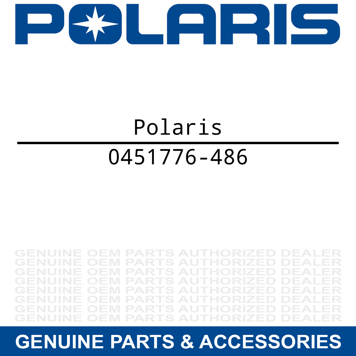 Polaris 0451776-486 Silver Front Rim Predator Outlaw 50