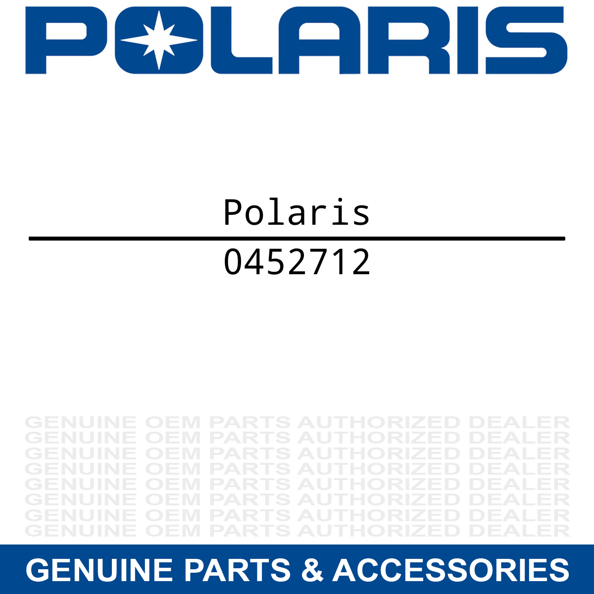 Polaris 0452712 Flat Washer RZR Sawtooth Phoenix 170 200 EFI