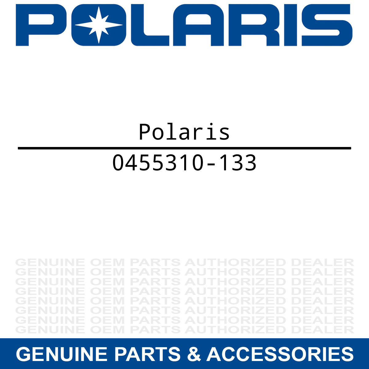 Polaris 0455310-133 Seat Assembly Predator Outlaw 50