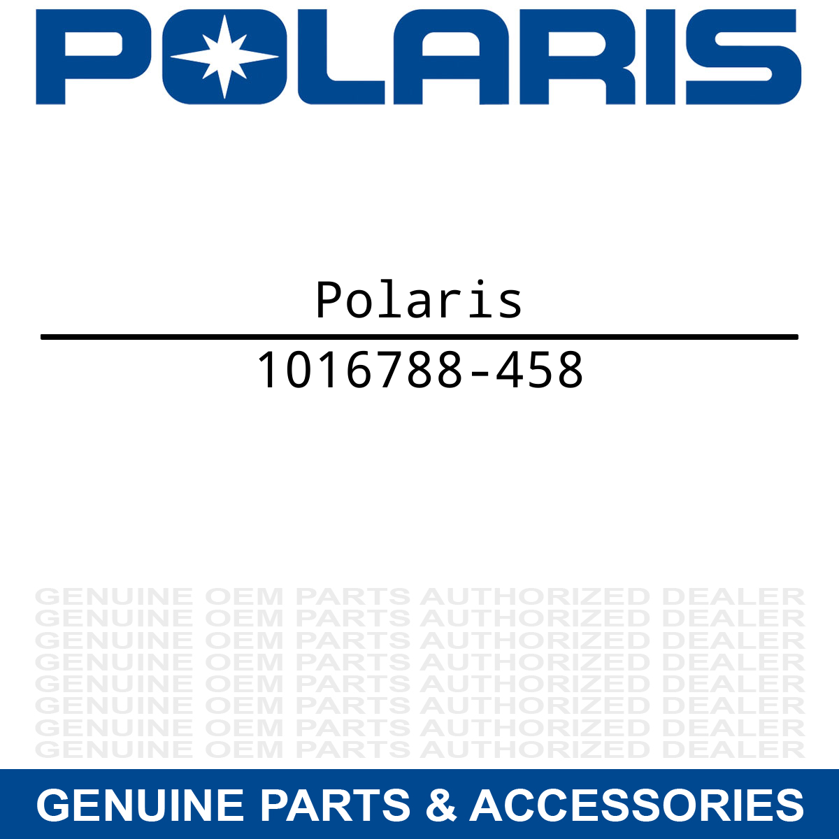 Polaris 1016788-458 Matte Black Upper Right Hand Side Bar
