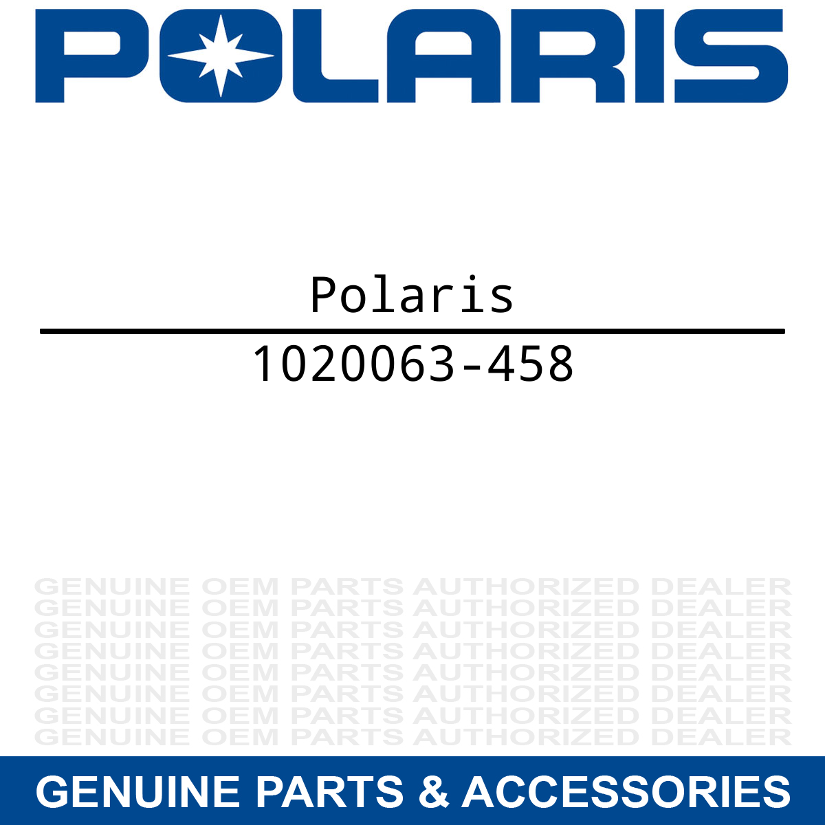 Polaris 1020063-458 Matte Black Cab/Seat Base Ranger eM1400 400 800 EV Midsize