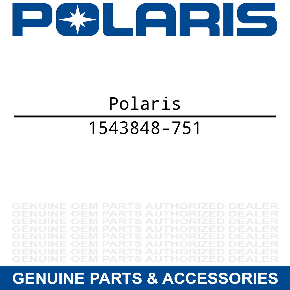 Polaris 1543848-751 Polaris Blue Right 136" Prog Rail