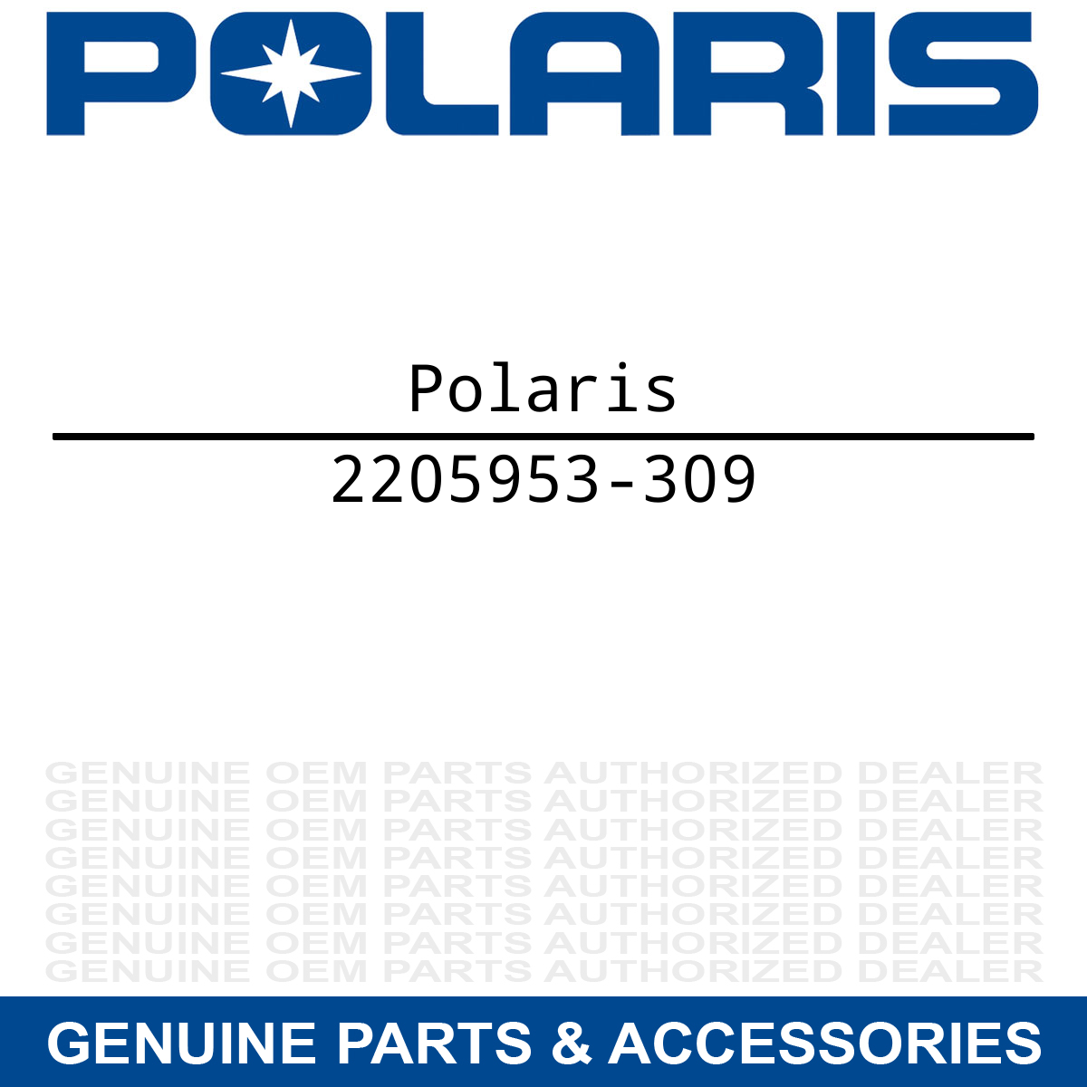 Polaris 2205953-309 Natural 155 Chassis Voyageur Indy 121 144 155 550 Adventure