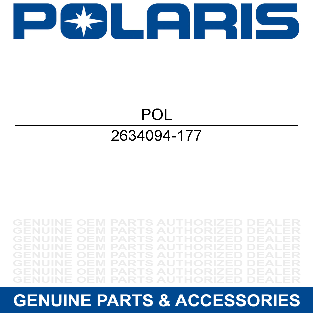 Polaris 2634094-177 Black Metallic Front Cab Sportsman 800 500 700 2632864-177