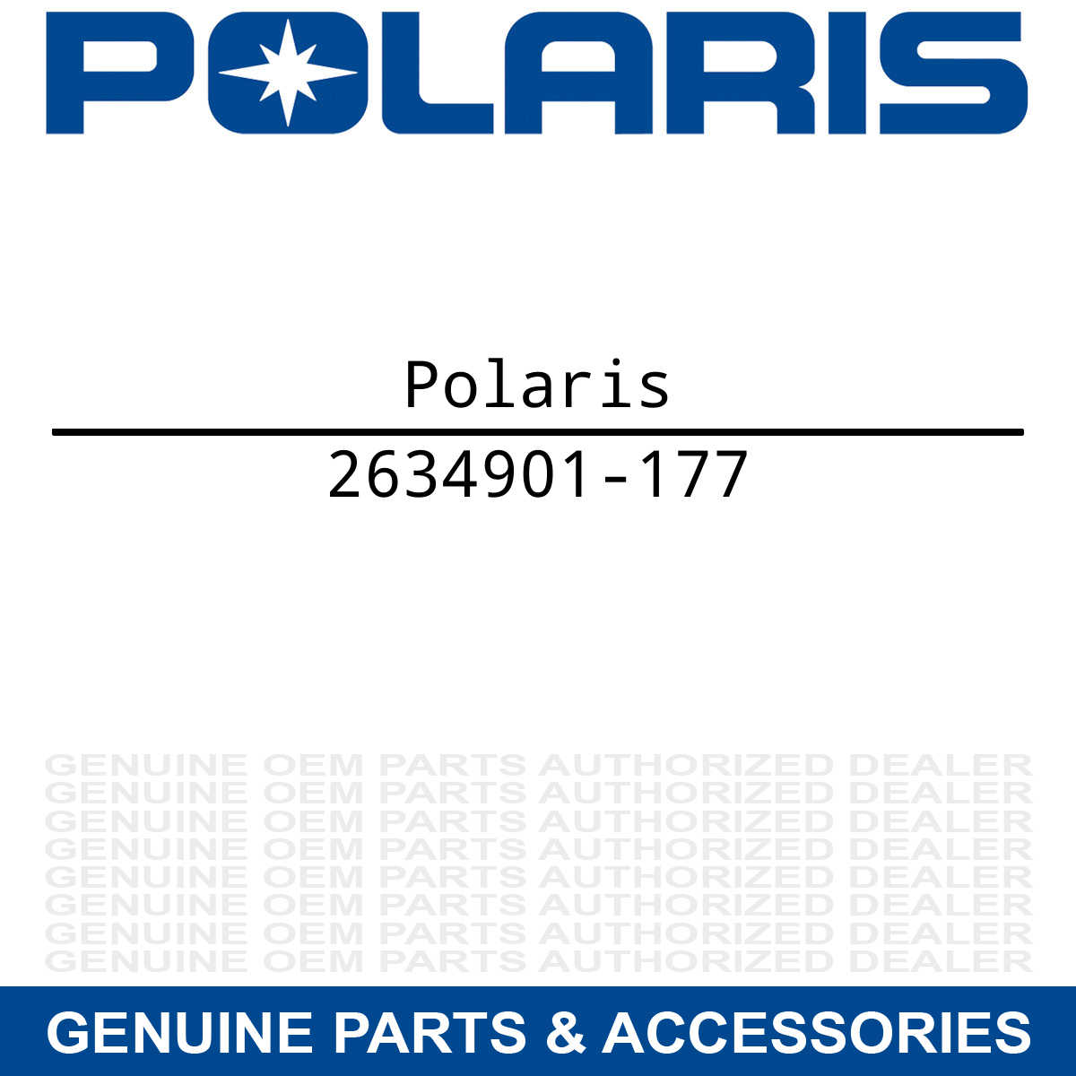 Polaris 2634901-177 Black Metallic Front Cab Scrambler 850 EPS HO XP