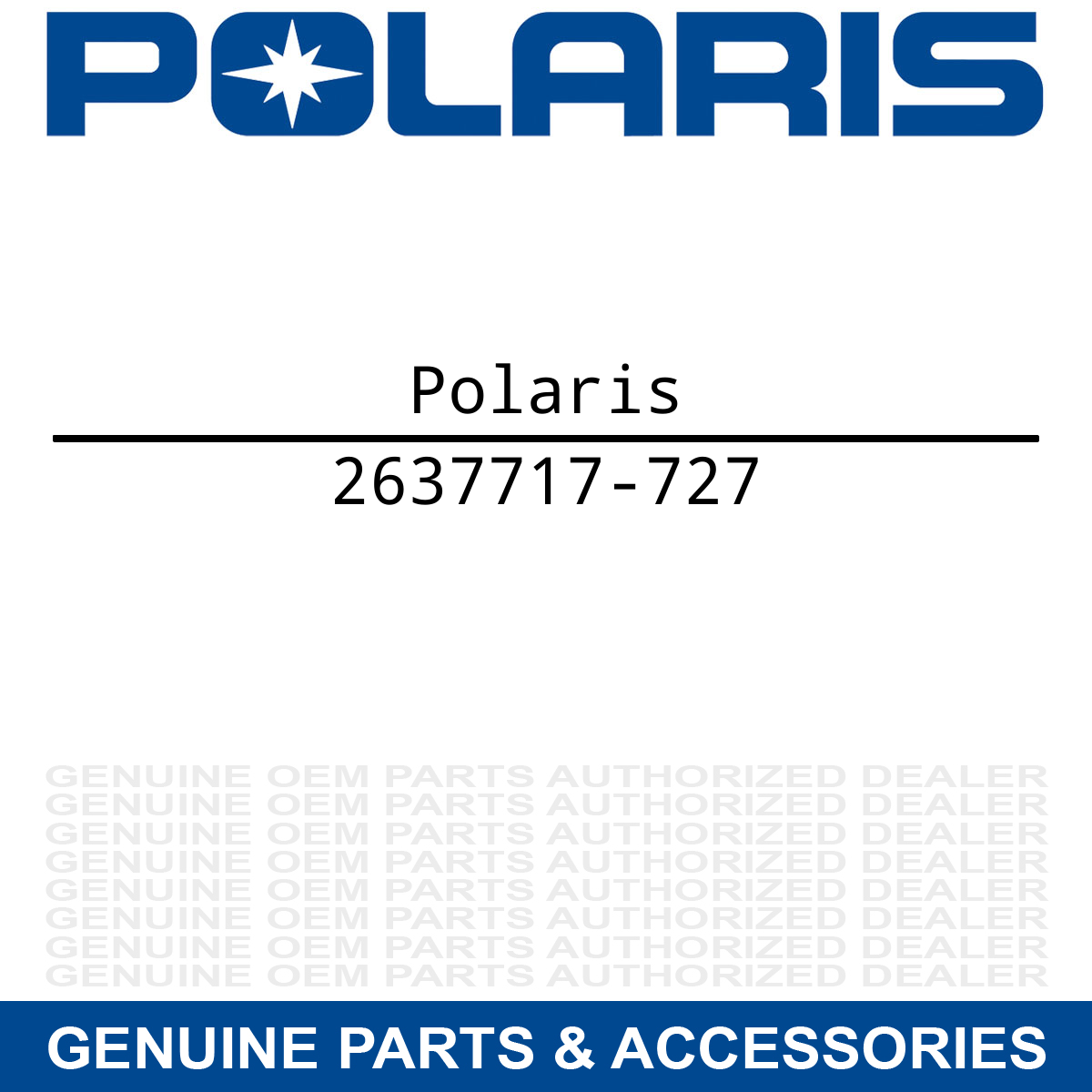Polaris 2637717-727 Navy Blue Rear Cab