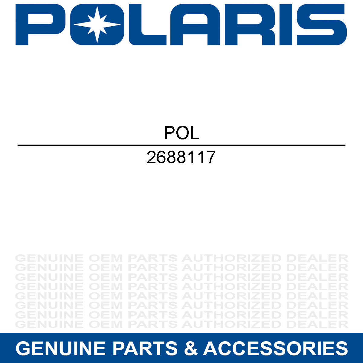 Polaris 2688117 Cut N Sew Passenger Cover Indy Voyager 550 2014-2023